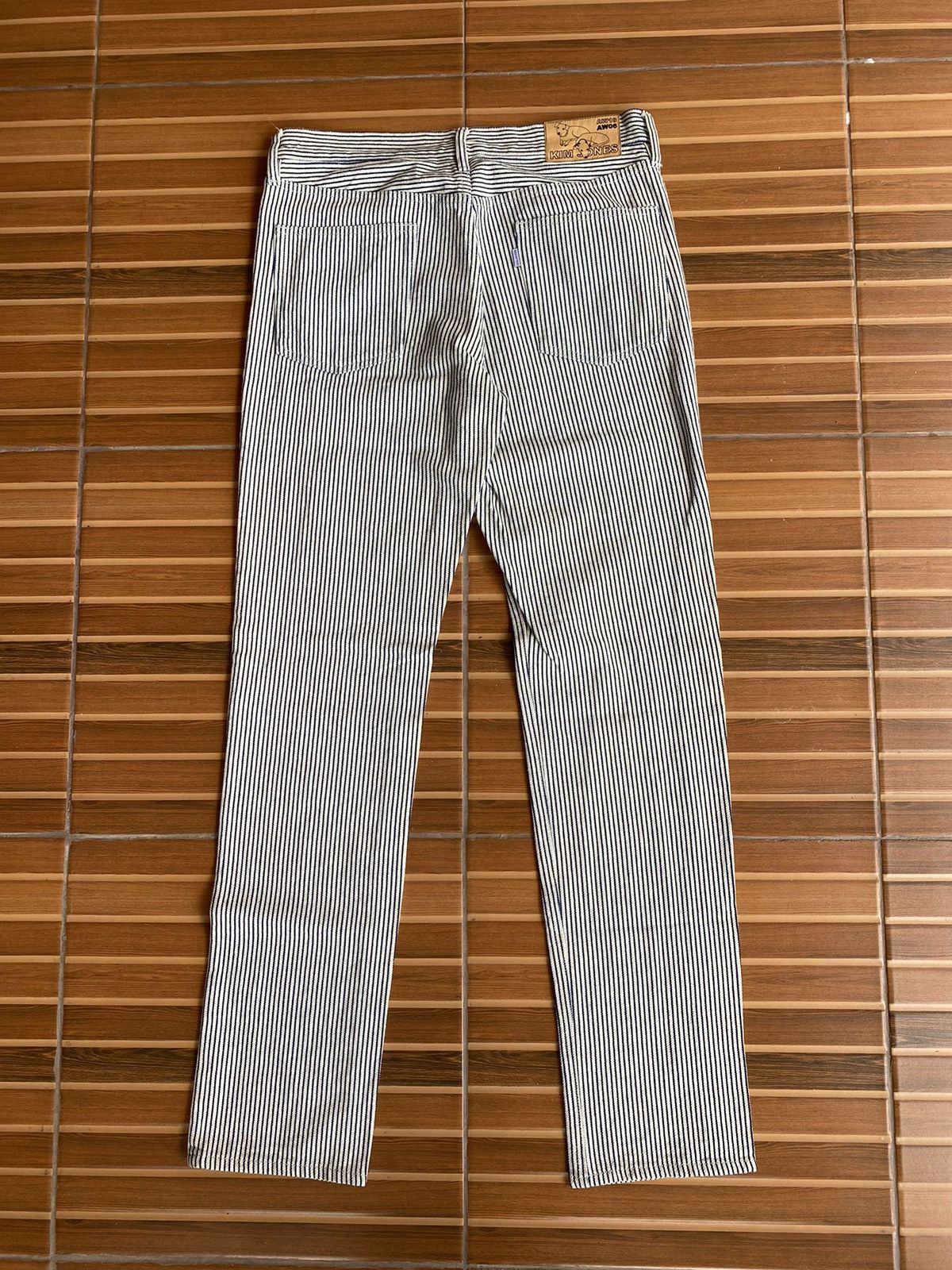 Kim Jones 💸BINDINGOFFER💸Kim Jones Denim Hickory Pants Aw18 Aw06 Size US 31 - 4 Thumbnail