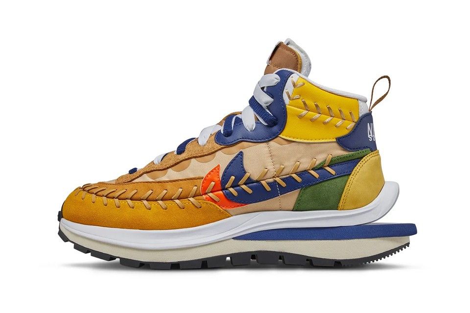 Jean Paul Gaultier Nike Vaporwaffle Sacai Jean Paul Gaultier Sesame Blue Size US 6.5 / EU 39-40 - 1 Thumbnail
