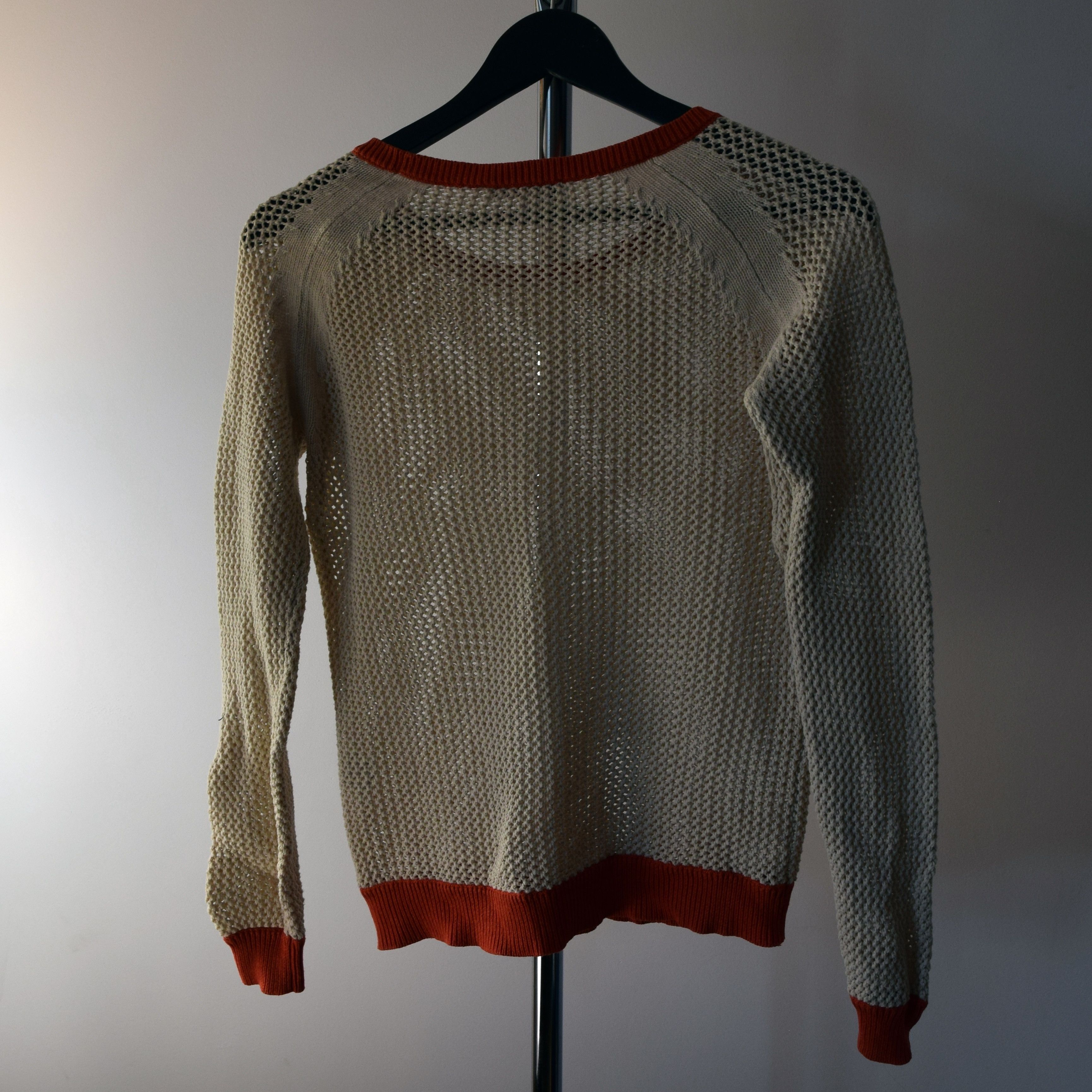 Designer × Sandro Sandro linen cotton Knitwear 1 sweatear transparent Size M / US 6-8 / IT 42-44 - 3 Thumbnail