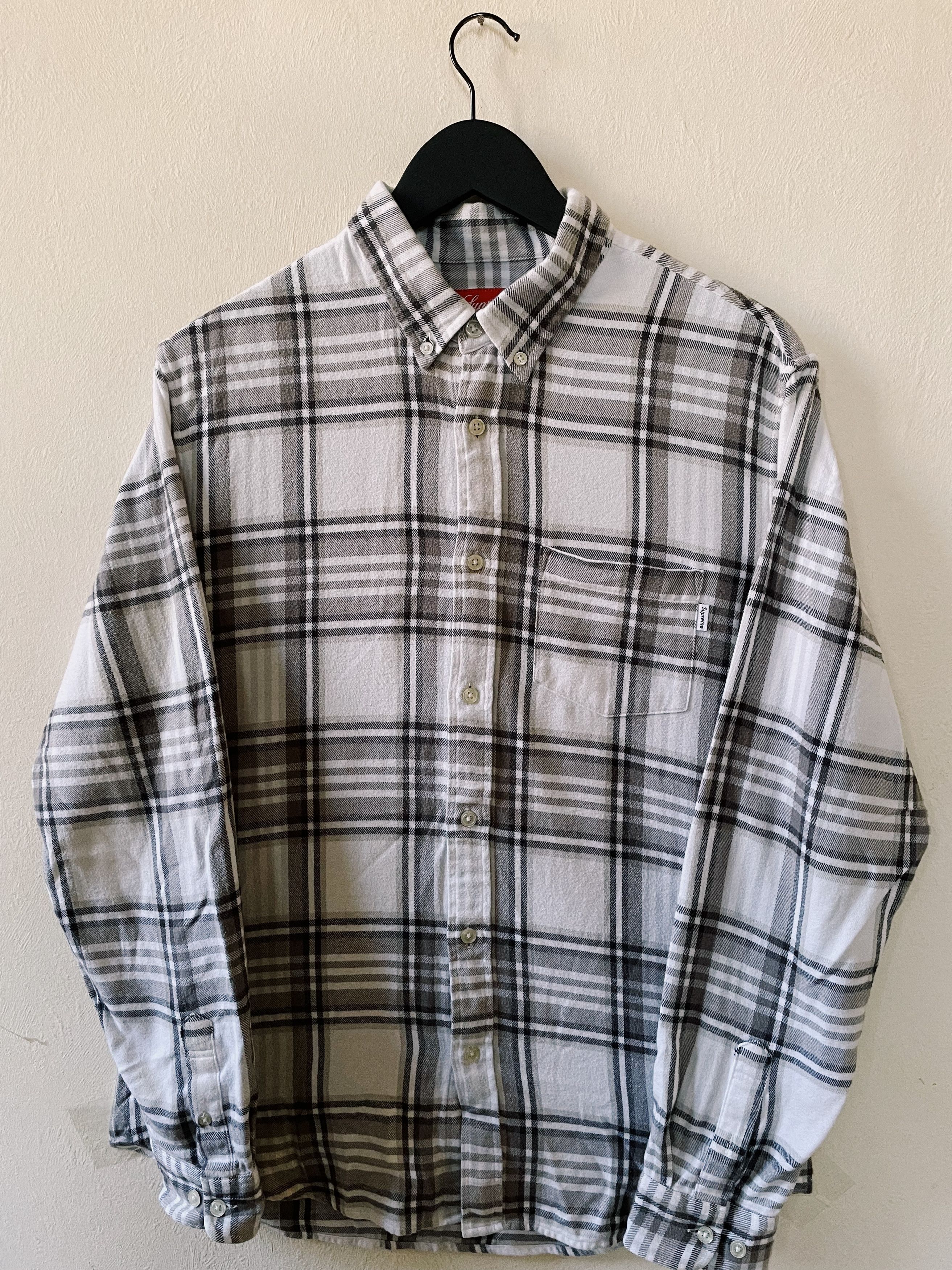 supreme 1-800 buffalo plaid shirt Ｌ Supreme 1-800 Buffalo Plaid Shirt (FW19) - $138