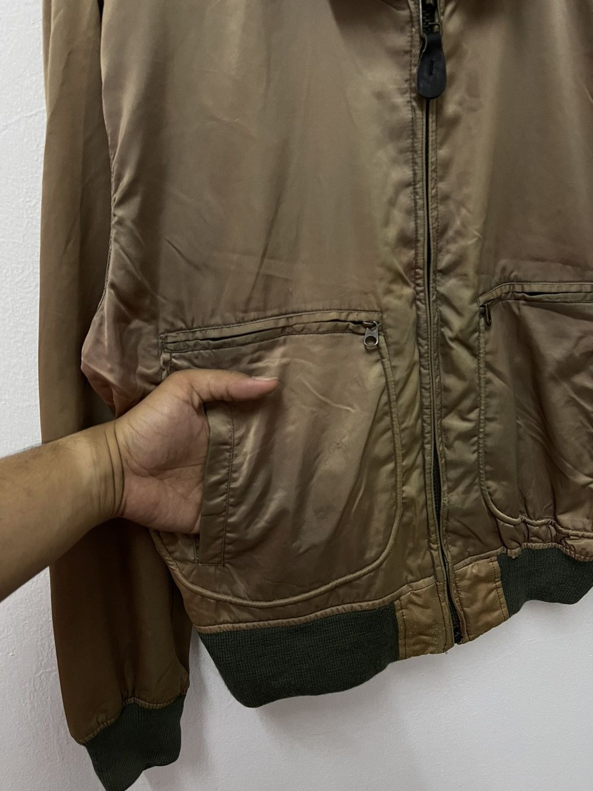 Vintage Vintage Us Marine Military Flag Embroidery Bomber Jacket Size US L / EU 52-54 / 3 - 7 Thumbnail