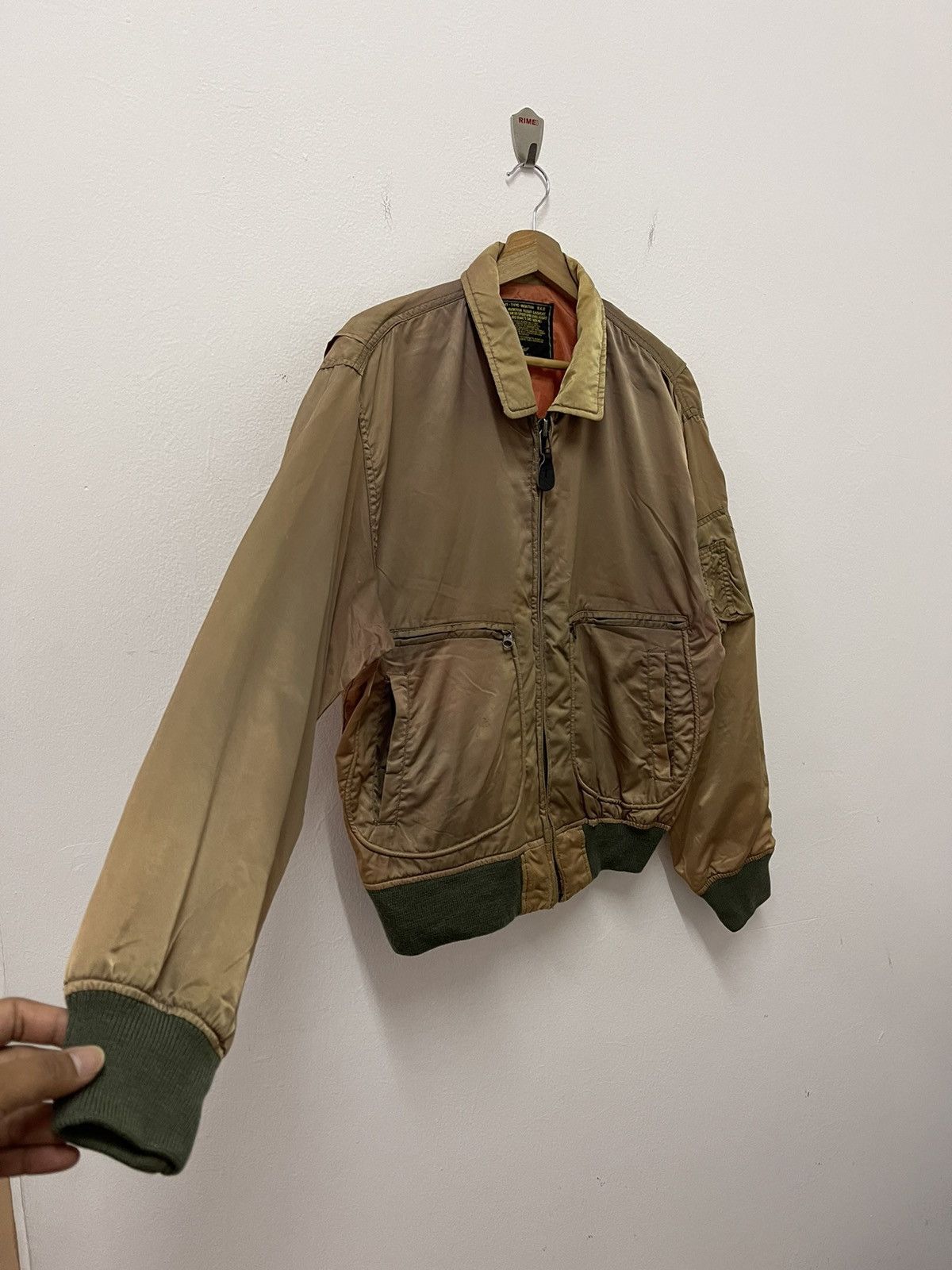 Vintage Vintage Us Marine Military Flag Embroidery Bomber Jacket Size US L / EU 52-54 / 3 - 5 Thumbnail