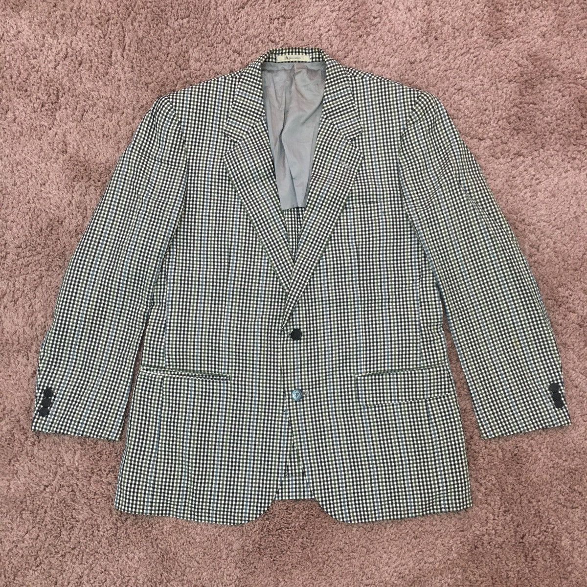 Aquascutum vintage checked blazer Size US M / EU 48-50 / 2 - 1 Thumbnail
