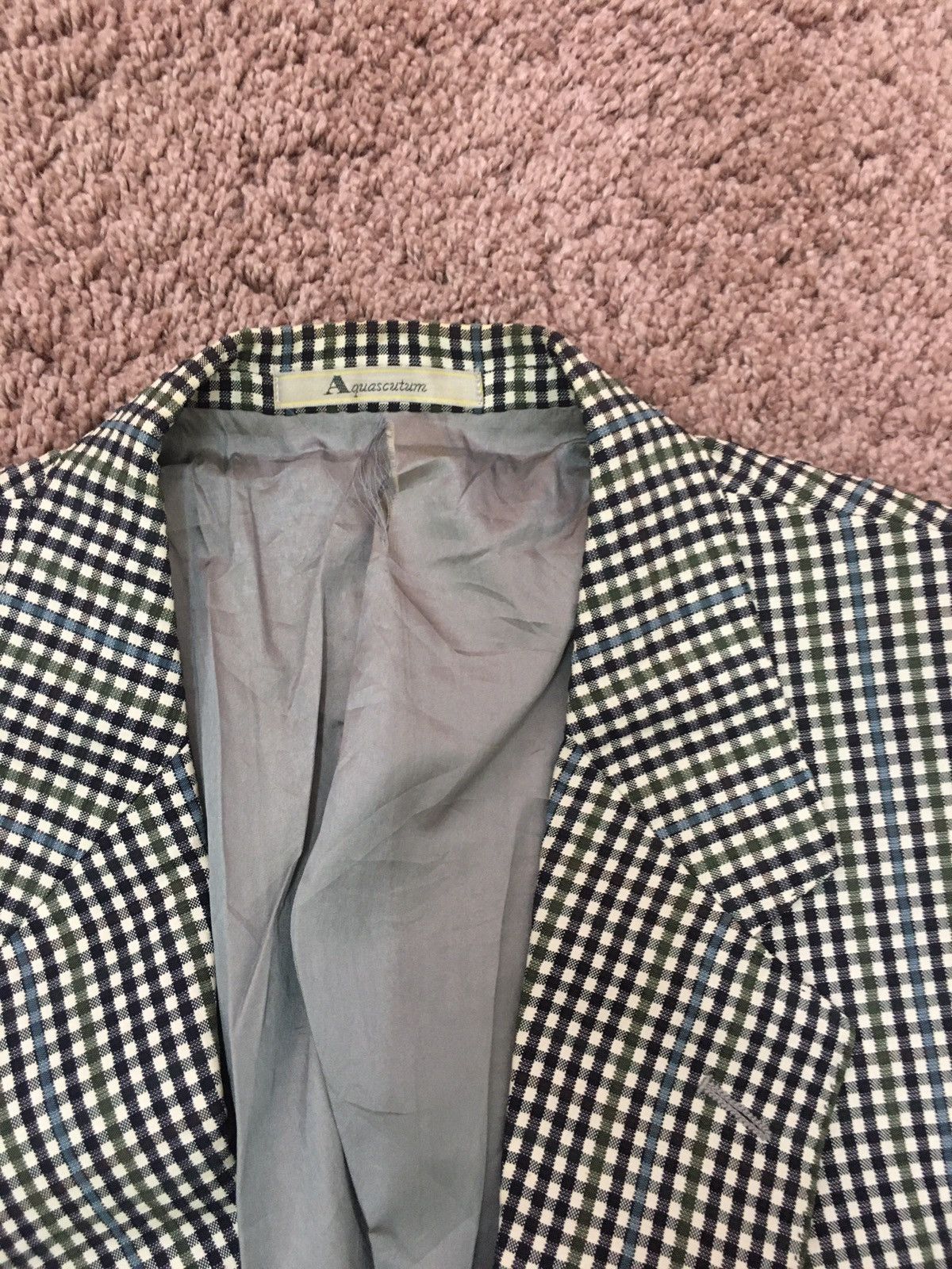 Aquascutum vintage checked blazer Size US M / EU 48-50 / 2 - 2 Thumbnail