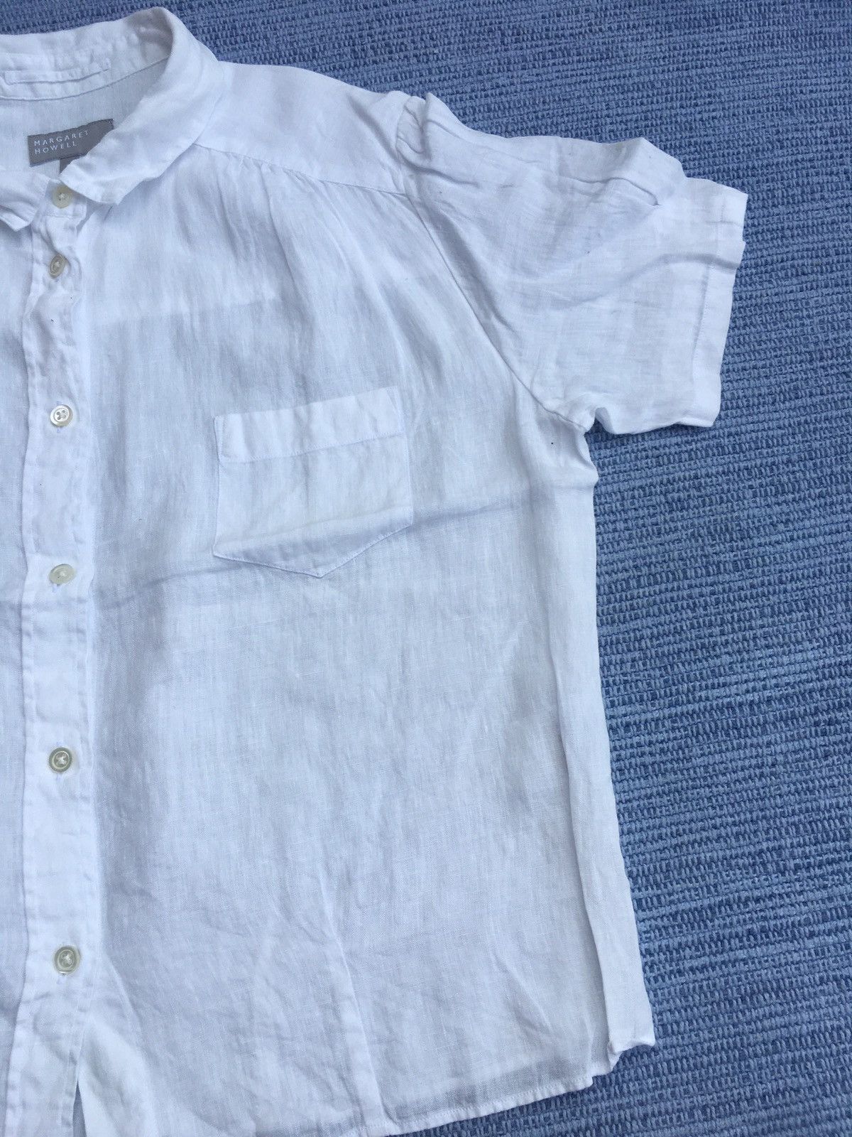 Margaret Howell white linen button up Size US L / EU 52-54 / 3 - 2 Thumbnail