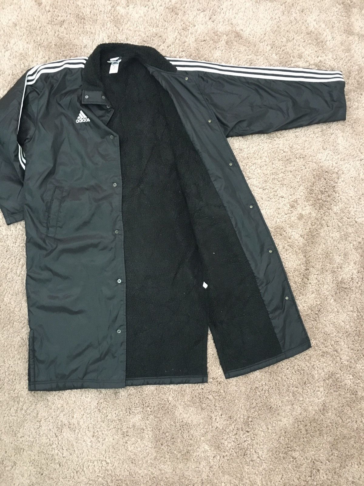Adidas vintage long jacket for winter Size US M / EU 48-50 / 2 - 4 Thumbnail
