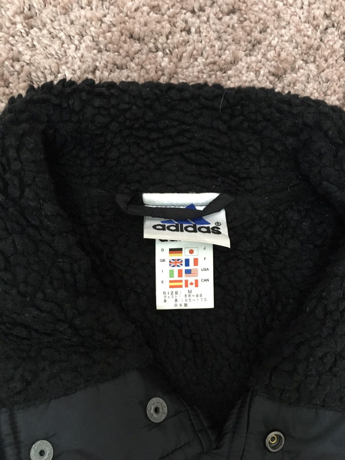 Adidas vintage long jacket for winter Size US M / EU 48-50 / 2 - 2 Thumbnail