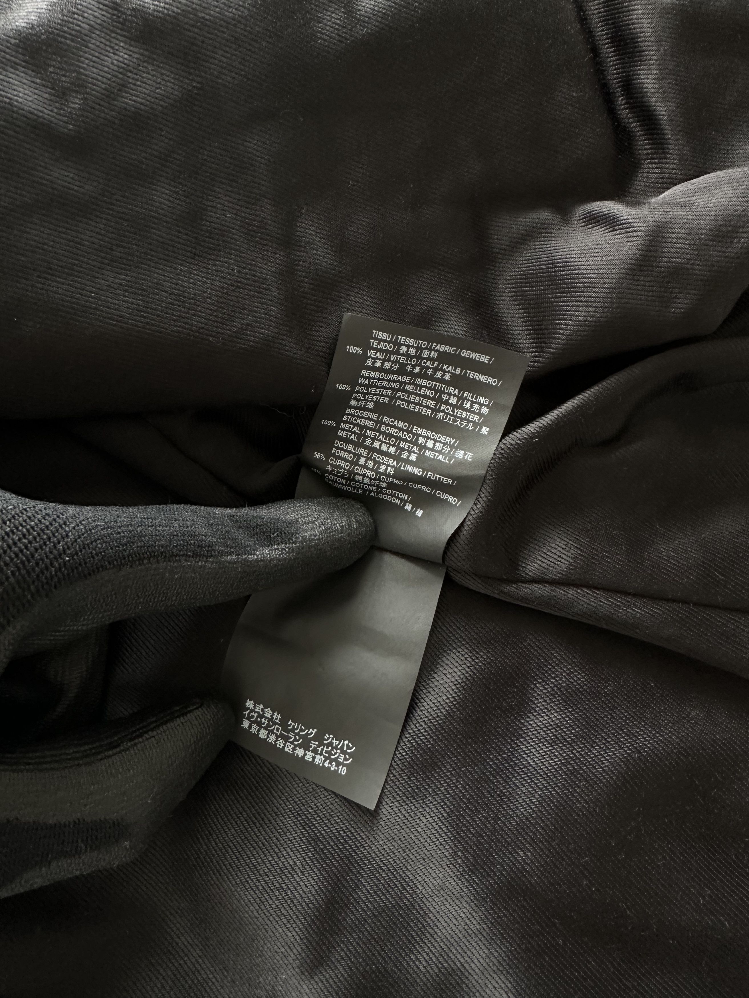 Saint Laurent Paris L01 Studded Leather Jacket | Grailed