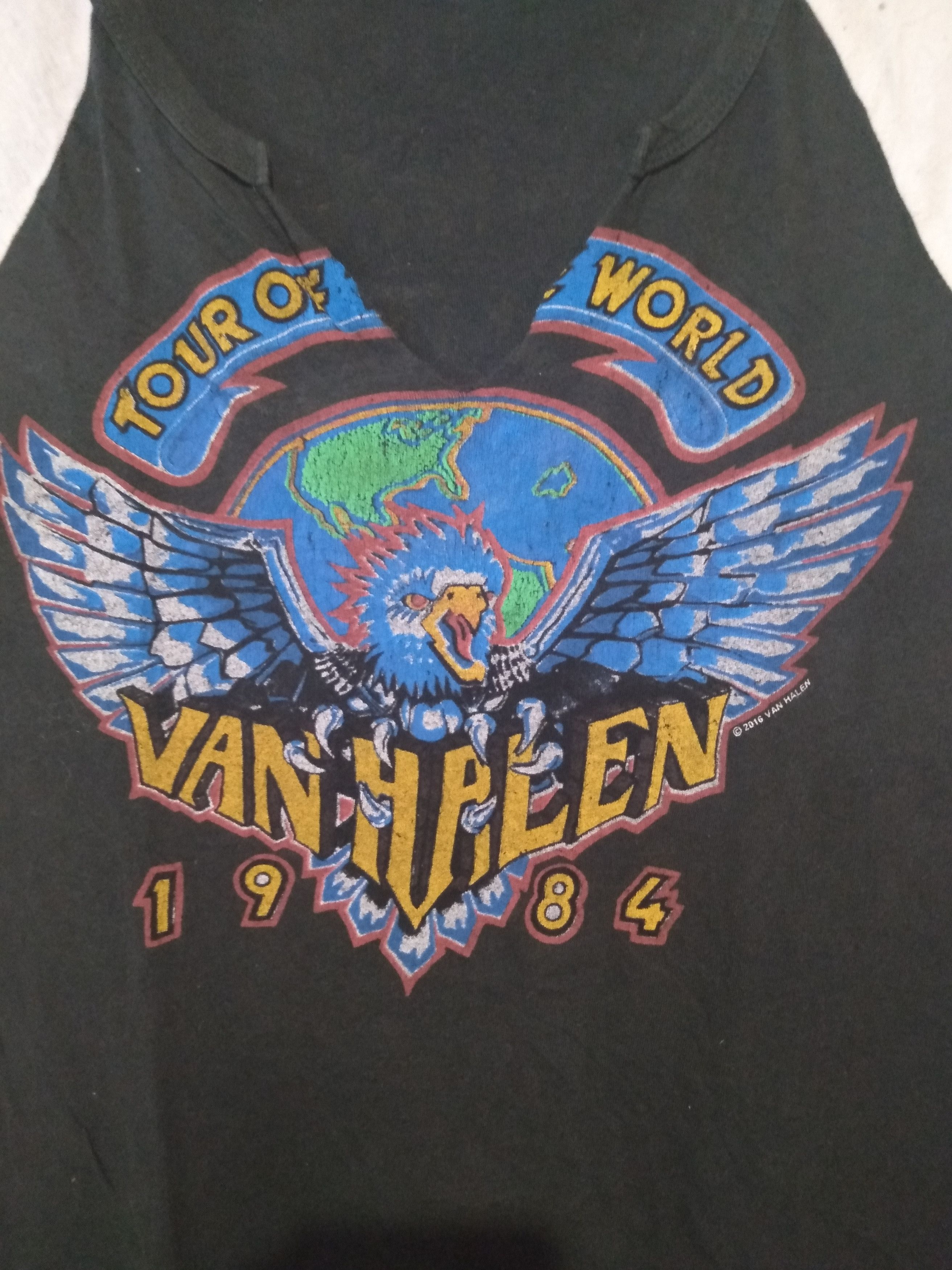 Band Tees Van Halen tour of the world vd1 Size US L / EU 52-54 / 3 - 2 Thumbnail