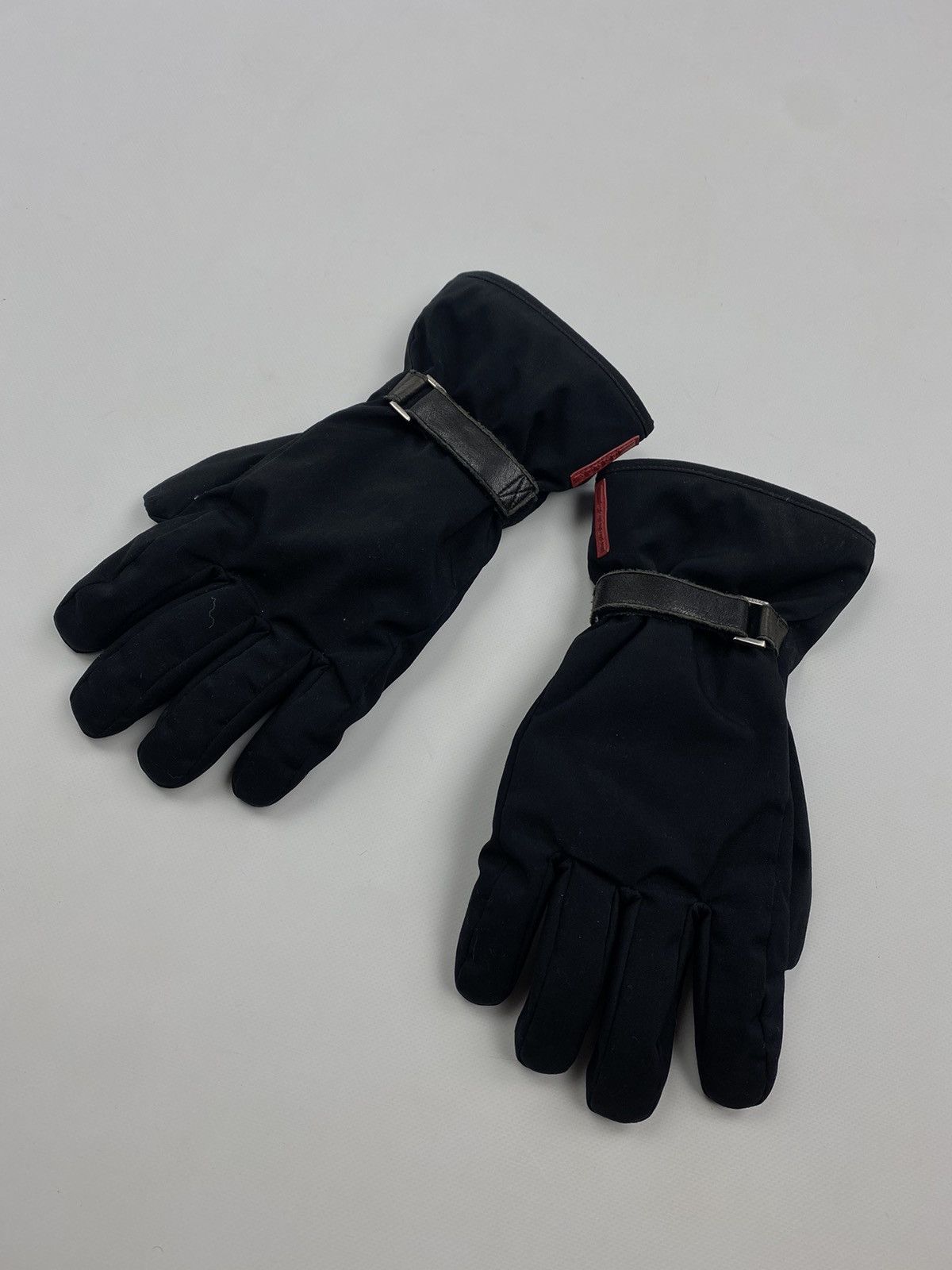 Prada Prada Sport Black Ski Gloves with Red Tab Size ONE SIZE - 1 Thumbnail