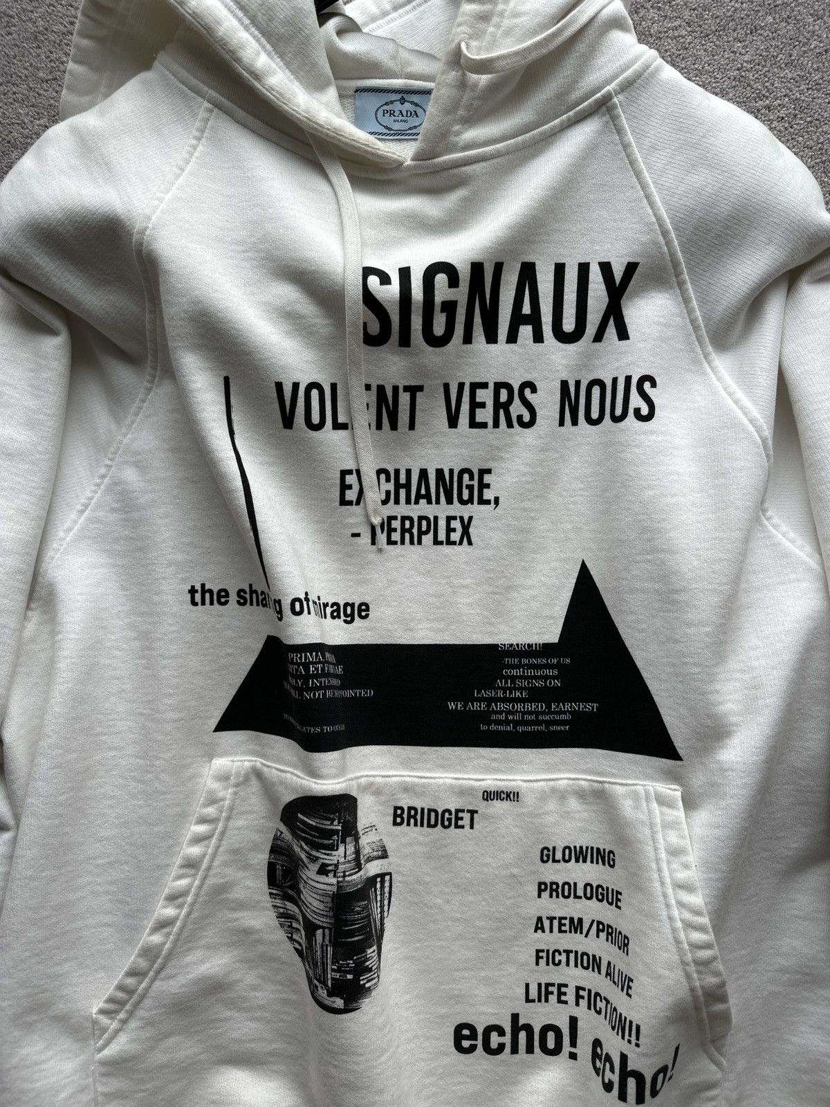Prada × Raf Simons Prada Raf Simons SS21 Hoodie Signaux Size US L / EU 52-54 / 3 - 16 Thumbnail