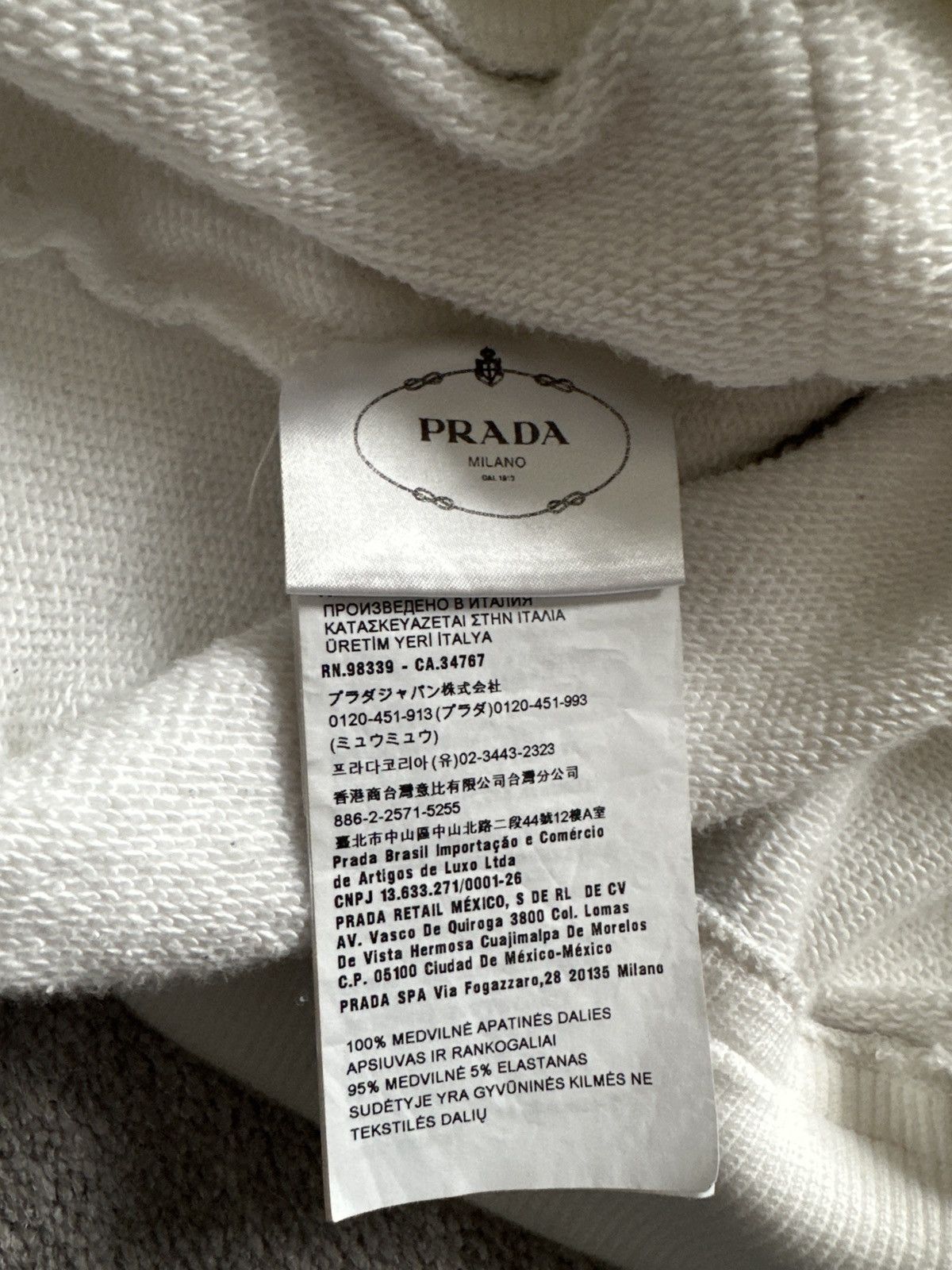 Prada × Raf Simons Prada Raf Simons SS21 Hoodie Signaux Size US L / EU 52-54 / 3 - 6 Thumbnail