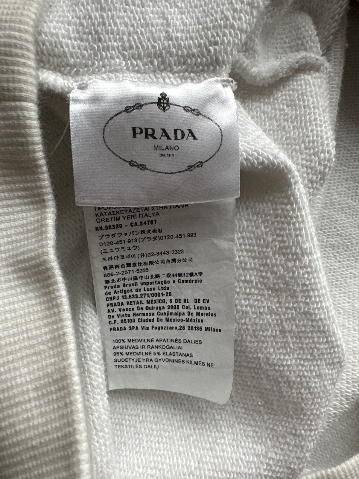 Prada × Raf Simons Prada Raf Simons SS21 Hoodie Signaux Size US L / EU 52-54 / 3 - 14 Thumbnail