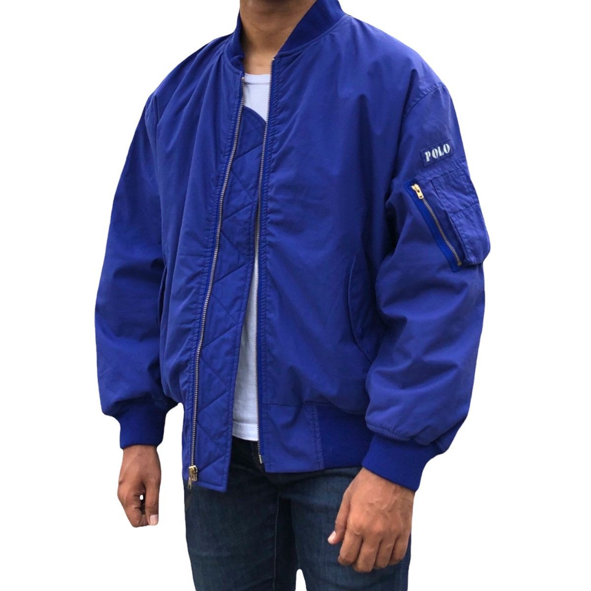 Polo Ralph Lauren 🔥Vintage Polo by Ralph Lauren Bomber Jacket Size US L / EU 52-54 / 3 - 2 Thumbnail
