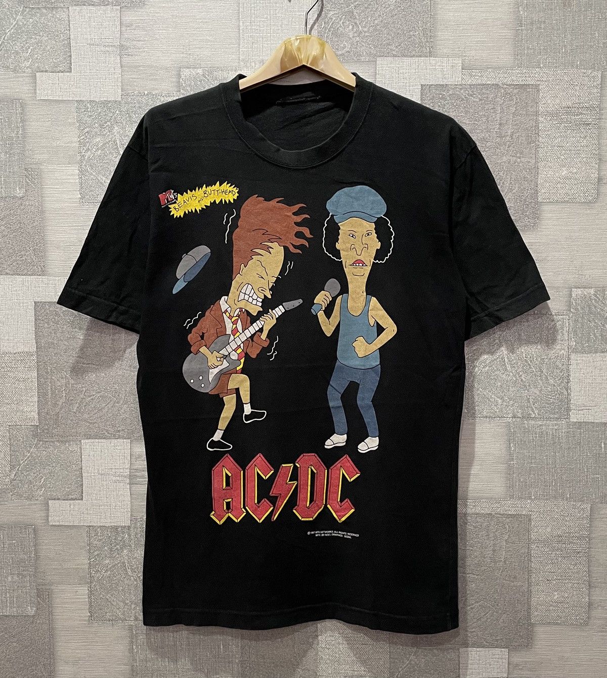 AC/DC × Mtv × Vintage Vintage MTV BEAVIS & BUTTHEAD ACDC | Grailed
