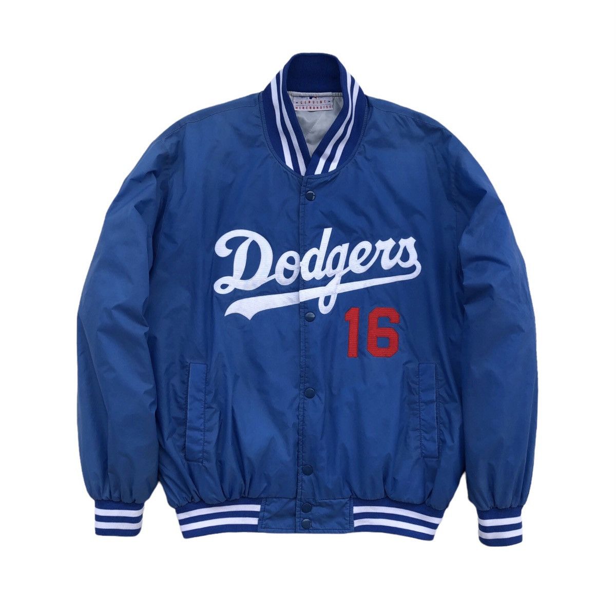 MLB Vintage Dodgers MLB Genuine Merchandise Blue Varsity Jacket Size US L / EU 52-54 / 3 - 3 Thumbnail
