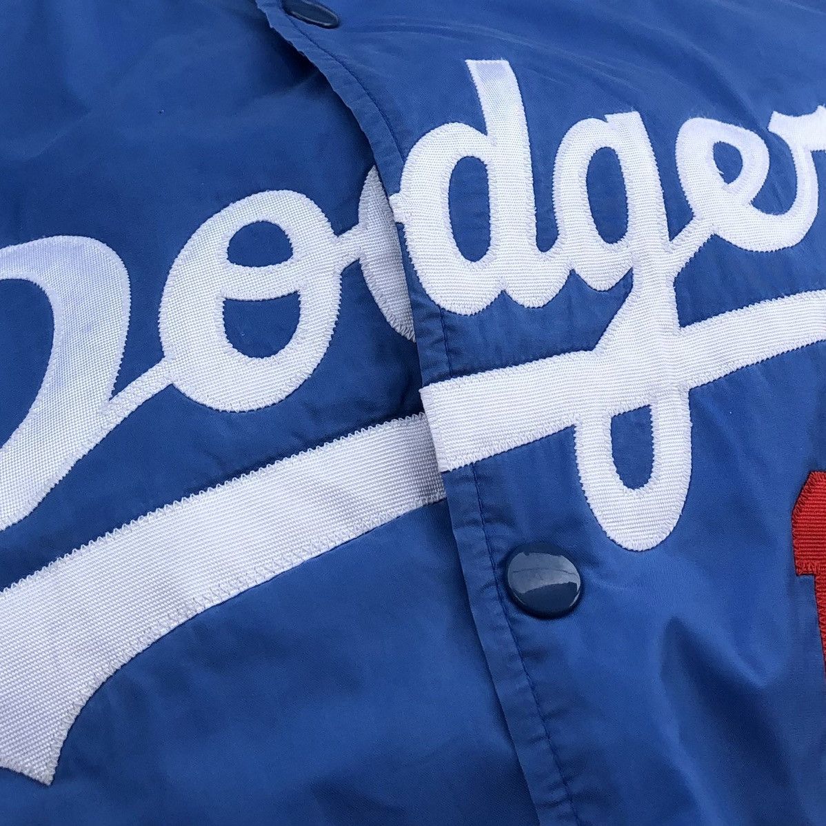 MLB Vintage Dodgers MLB Genuine Merchandise Blue Varsity Jacket Size US L / EU 52-54 / 3 - 6 Thumbnail