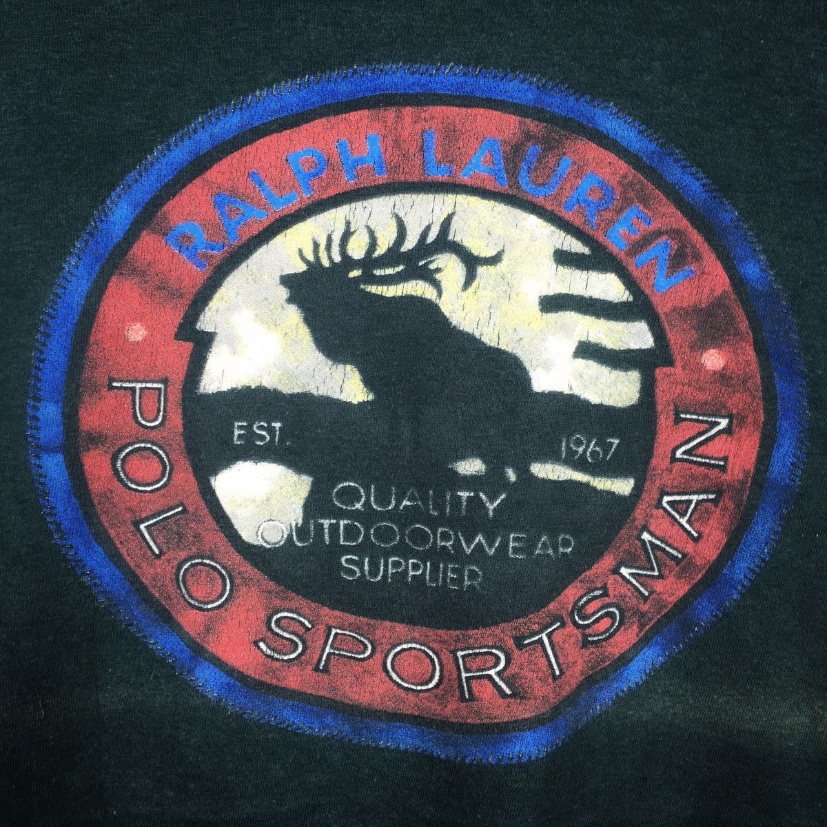 Polo Ralph Lauren Vtg 80’ POLO SPORTSMAN OUTDOOR Deer Ralph Lauren Tee Shirt Size US S / EU 44-46 / 1 - 3 Thumbnail