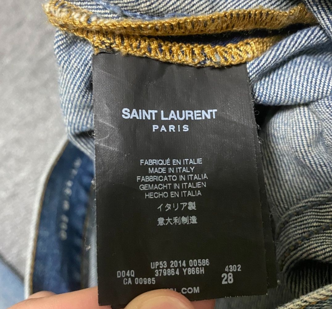 Saint Laurent Paris Saint Laurent Double knee patch jeans Size US 28 / EU 44 - 4 Thumbnail