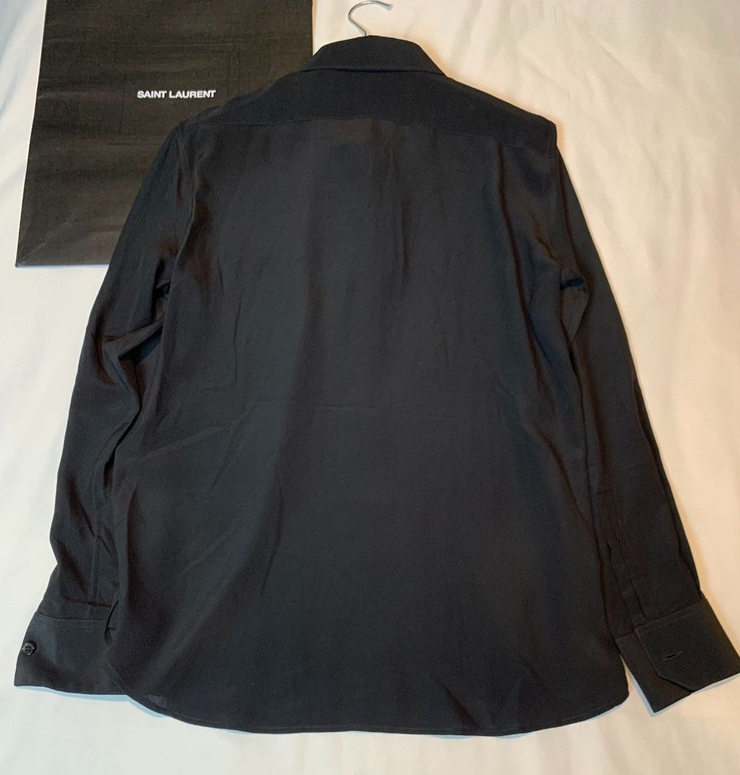 Saint Laurent Paris Saint Laurent Mulberry silk shirt Size US S / EU 44-46 / 1 - 7 Thumbnail