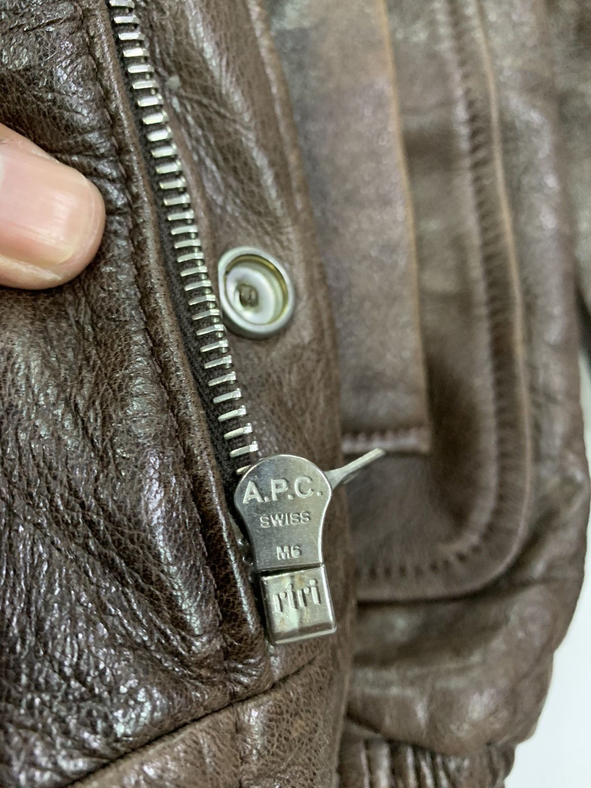 A.P.C. 🔥RARE A.P.C LEATHER JACKETS BROWN Size US XS / EU 42 / 0 - 11 Thumbnail