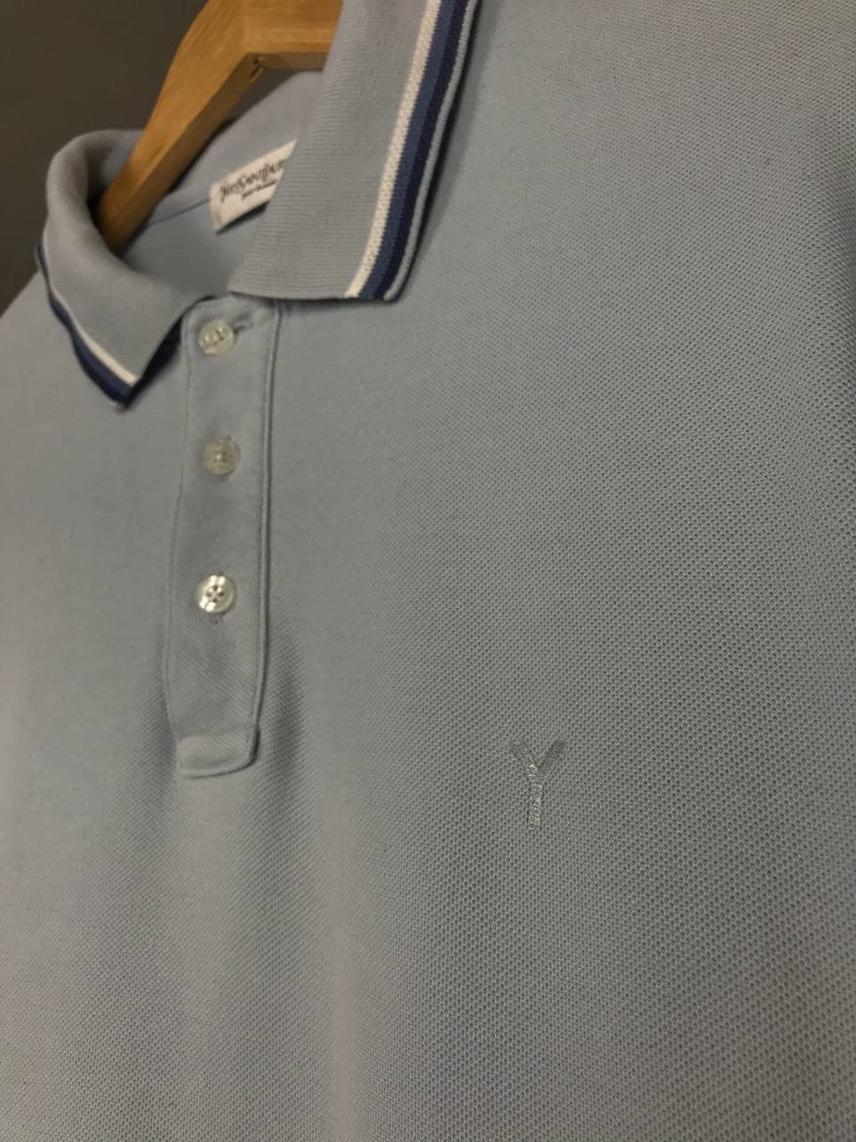 Yves Saint Laurent YSL Yves Saint Laurent luxury streetwear polo tee Size US M / EU 48-50 / 2 - 3 Thumbnail