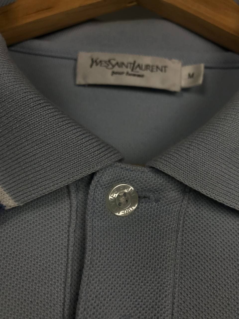 Yves Saint Laurent YSL Yves Saint Laurent luxury streetwear polo tee Size US M / EU 48-50 / 2 - 5 Thumbnail