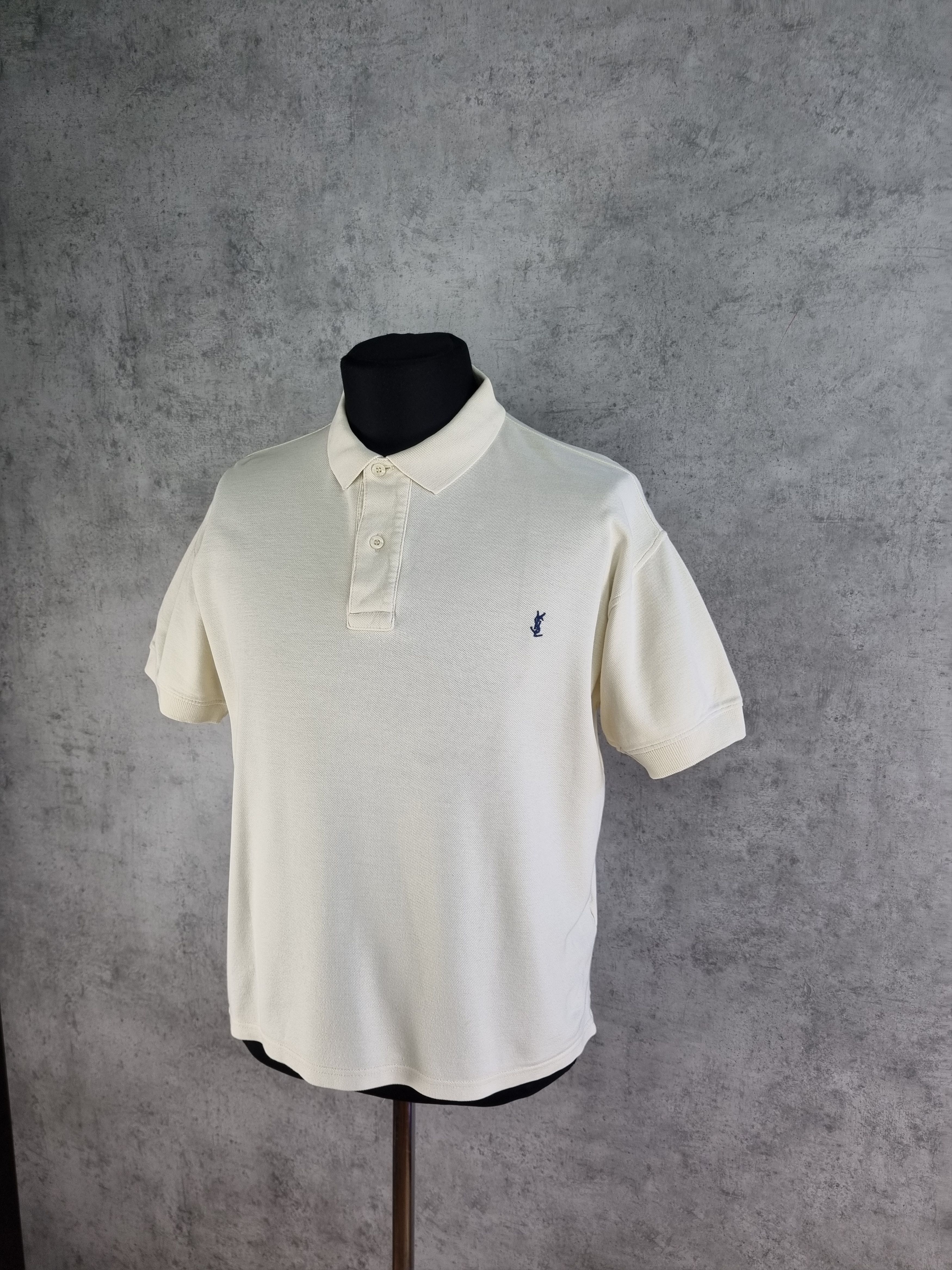 Yves Saint Laurent 90s Yves Saint Laurent YSL Pour Home Polo Shirt Size US M / EU 48-50 / 2 - 18 Thumbnail