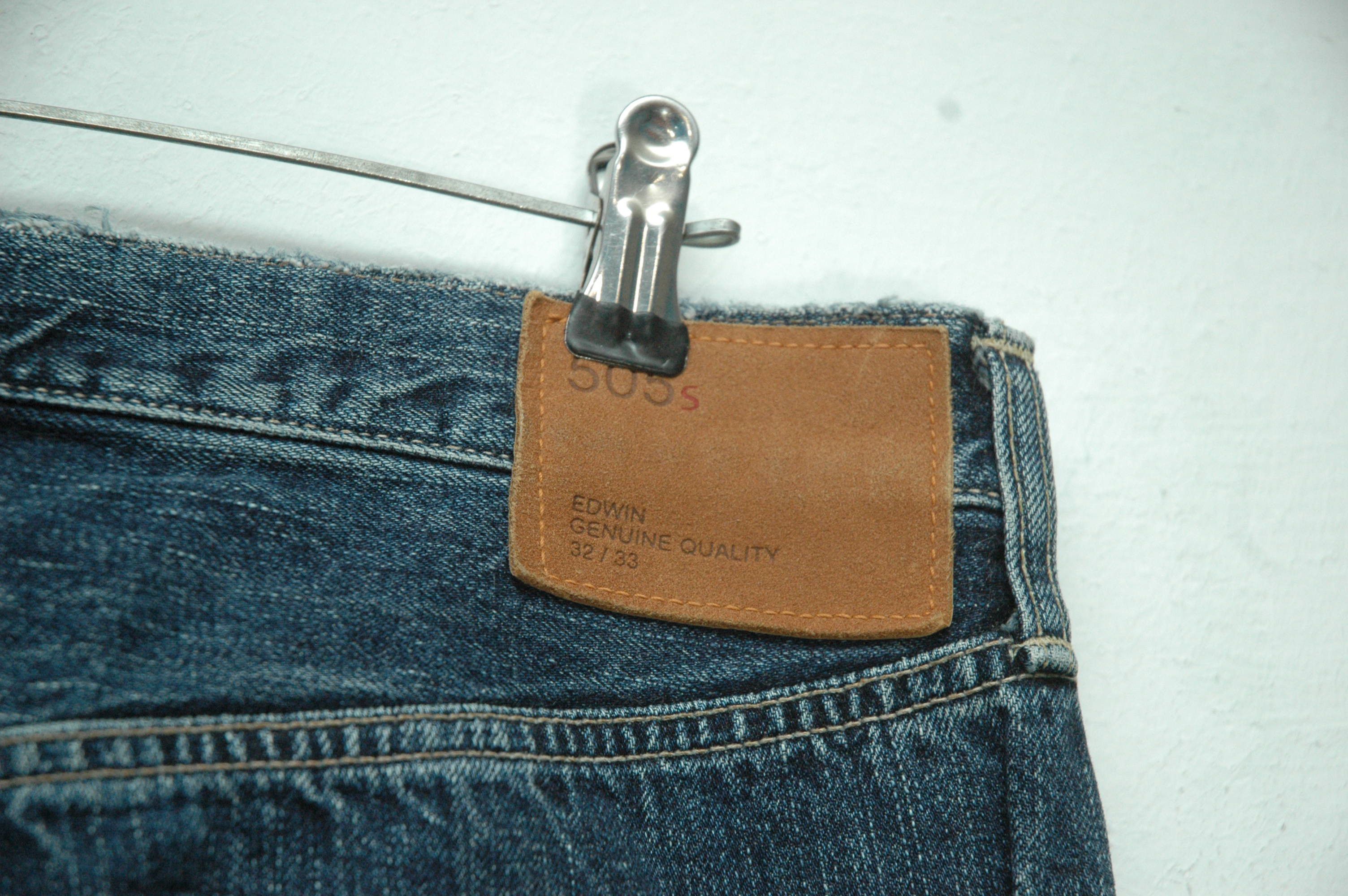 Edwin × Japanese Brand Vintage Edwin Distressed Selvedge 505s made in Japan denim Size US 32 / EU 48 - 7 Thumbnail