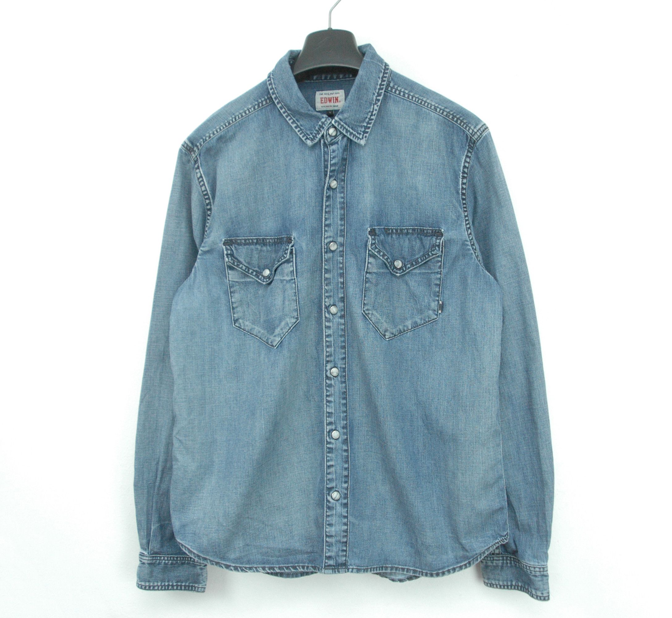 Edwin × Japanese Brand Edwin L/S Magnum Shirt Size US L / EU 52-54 / 3 - 1 Thumbnail