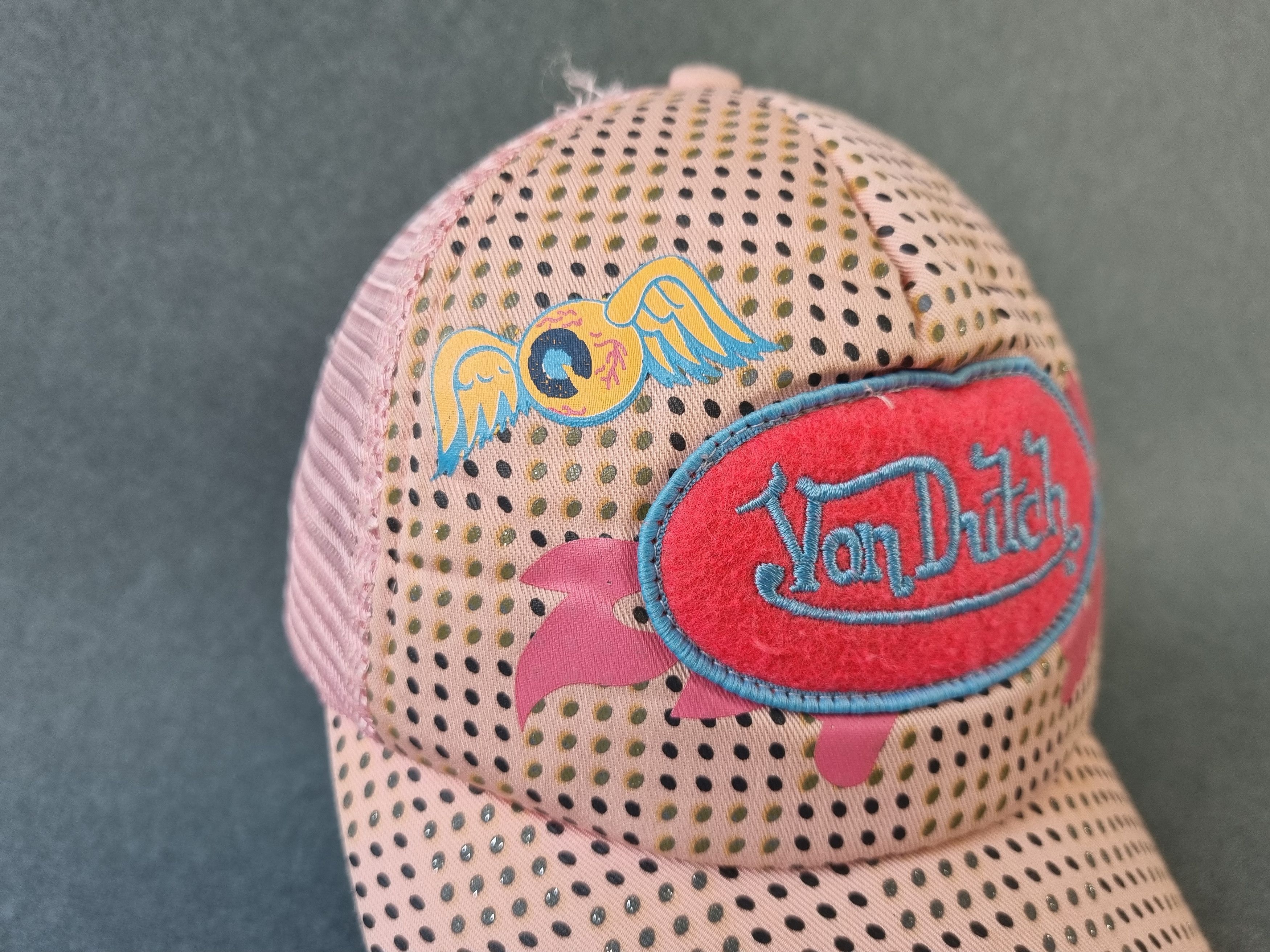 Von Dutch Rare Von Dutch Pink Cap Trucker Snap back GOLF WANG Size ONE SIZE - 2 Thumbnail