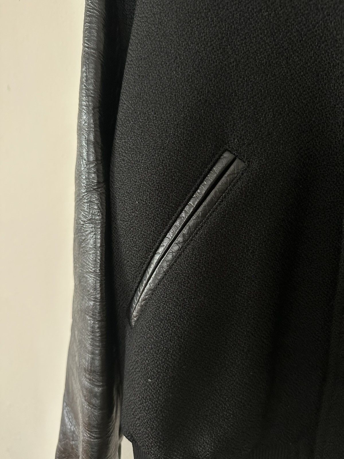 Celine × Hedi Slimane RUNWAY — Celine Teddy Leather Sleeves 44 Size US S / EU 44-46 / 1 - 8 Thumbnail