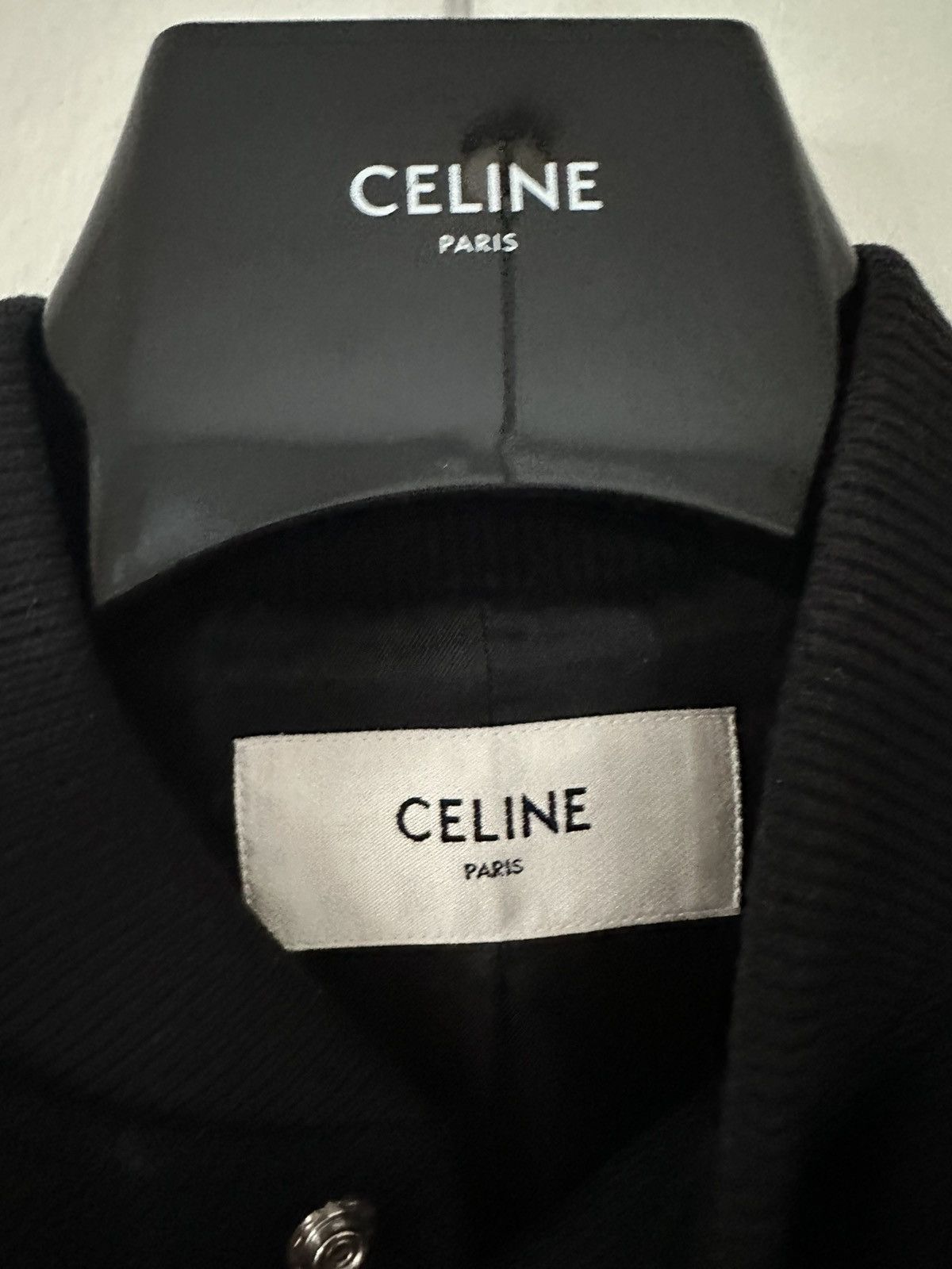 Celine × Hedi Slimane RUNWAY — Celine Teddy Leather Sleeves 44 Size US S / EU 44-46 / 1 - 7 Thumbnail