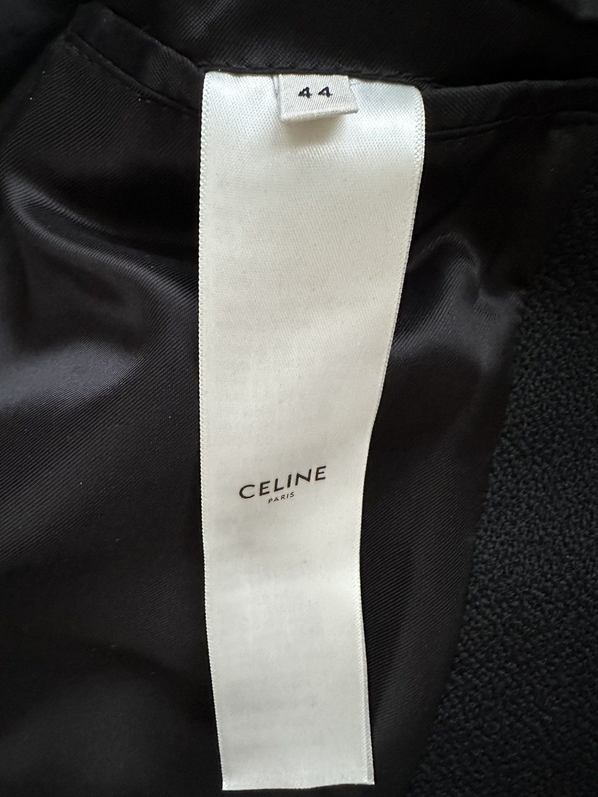 Celine × Hedi Slimane RUNWAY — Celine Teddy Leather Sleeves 44 Size US S / EU 44-46 / 1 - 10 Thumbnail