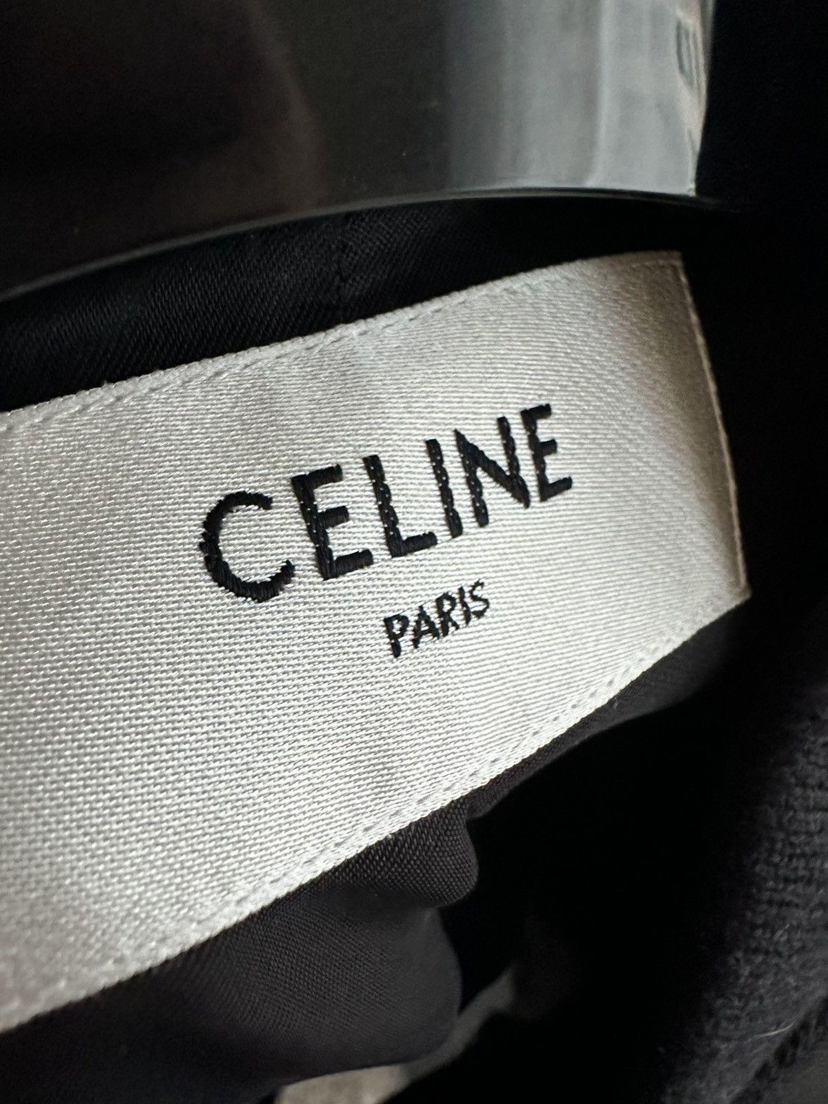 Celine × Hedi Slimane RUNWAY — Celine Teddy Leather Sleeves 44 Size US S / EU 44-46 / 1 - 12 Thumbnail