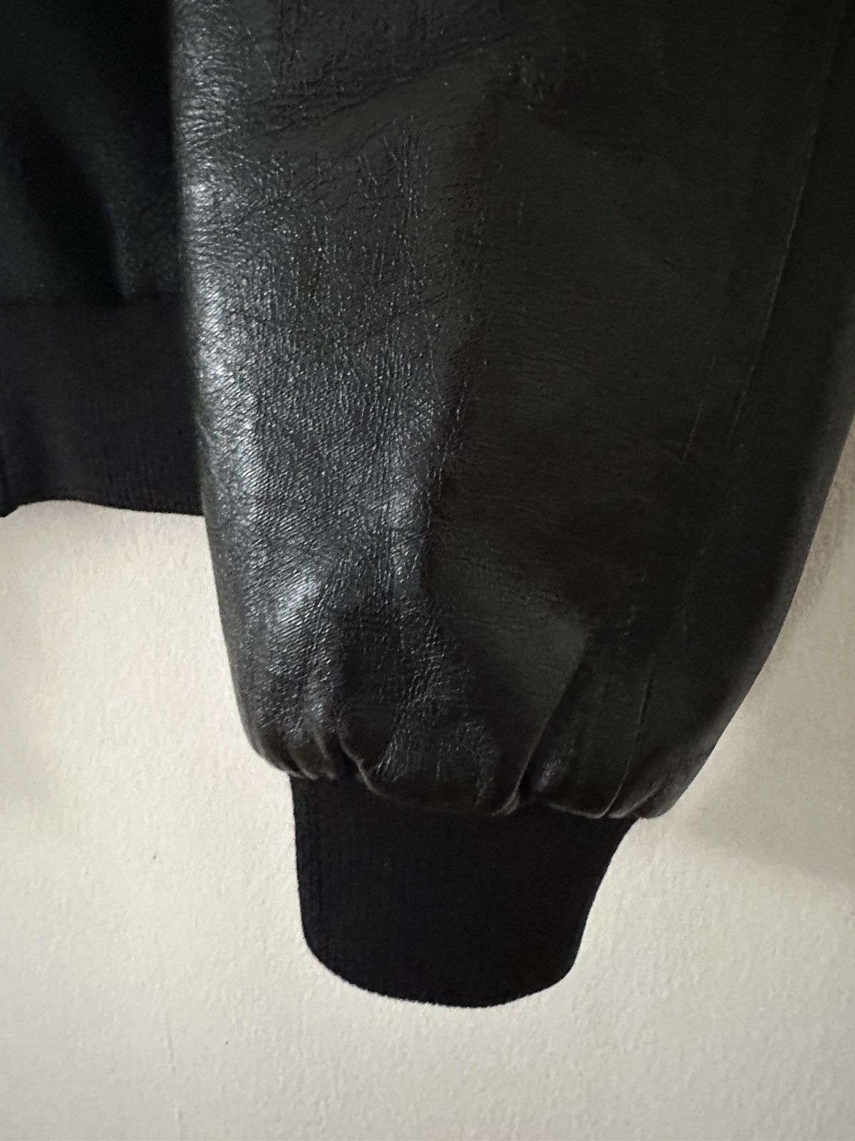 Celine × Hedi Slimane RUNWAY — Celine Teddy Leather Sleeves 44 Size US S / EU 44-46 / 1 - 6 Thumbnail
