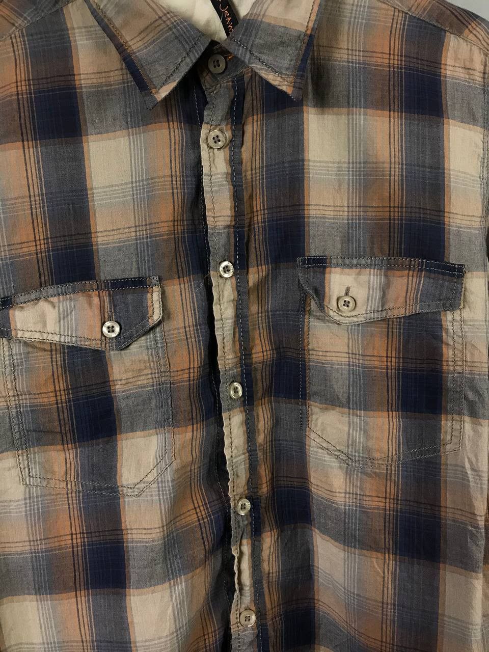 Nudie Jeans Nudie Jeans Japanese brand streetwear shirt Size US M / EU 48-50 / 2 - 3 Thumbnail