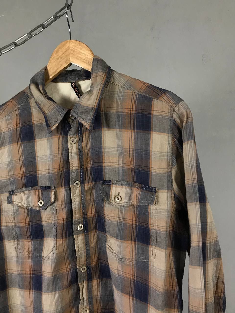 Nudie Jeans Nudie Jeans Japanese brand streetwear shirt Size US M / EU 48-50 / 2 - 2 Thumbnail
