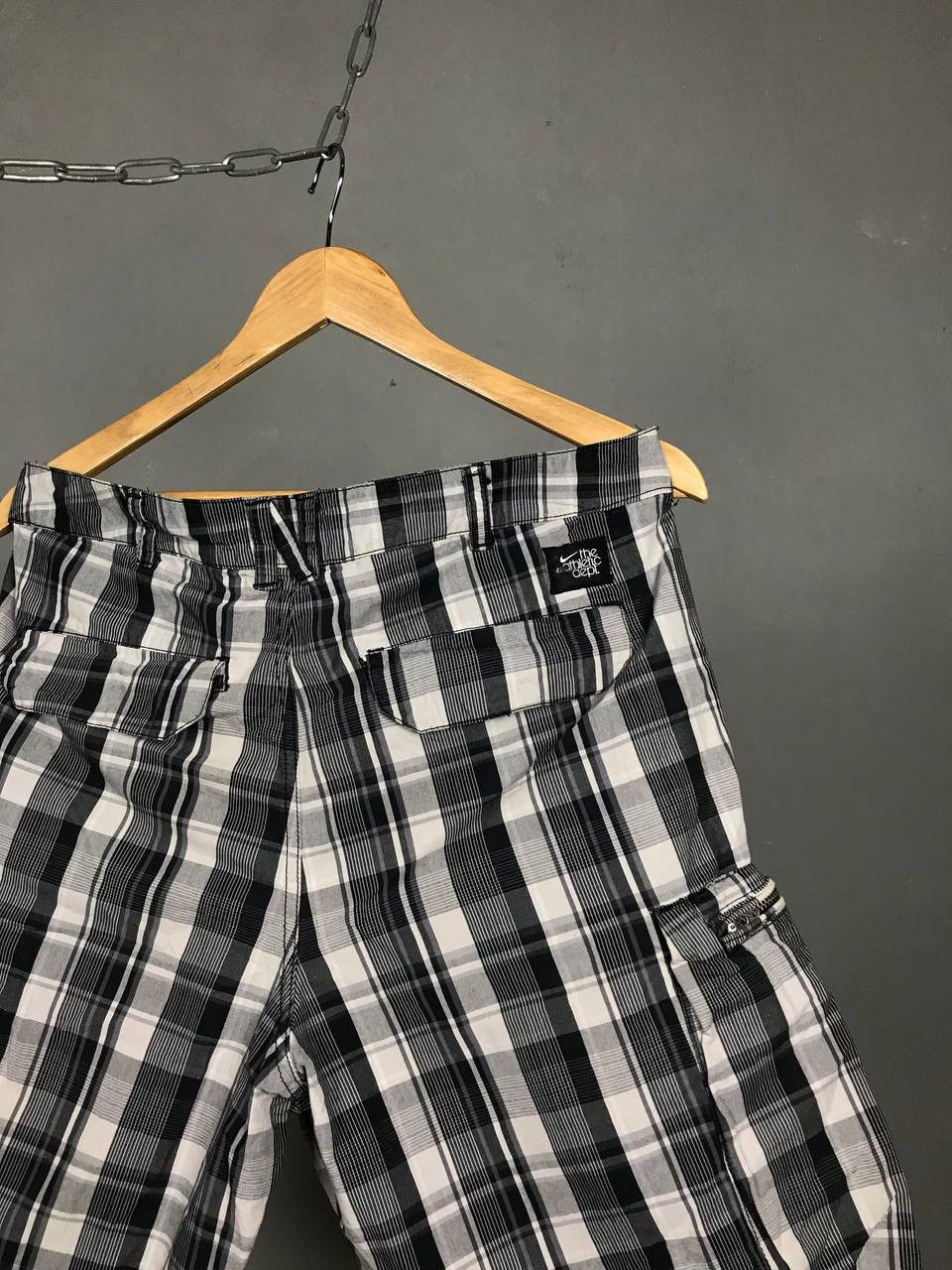 Nike × Vintage Nike swoosh streetwear vintage cargo shorts Size US 32 / EU 48 - 7 Thumbnail