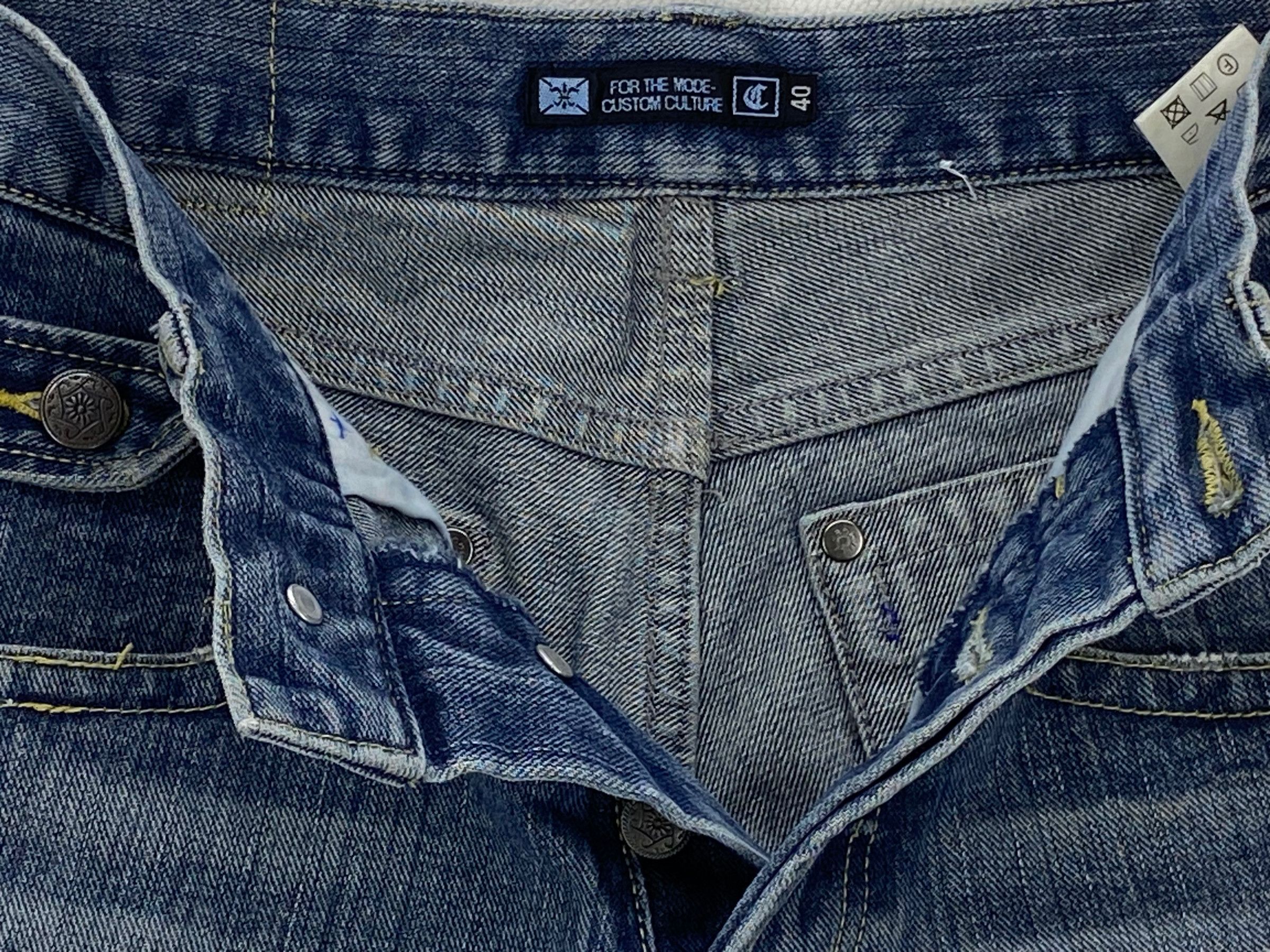 Japanese Brand Custom Culture Jeans Patchwork Punk Jeans Japanese Jeans Size US 30 / EU 46 - 6 Thumbnail