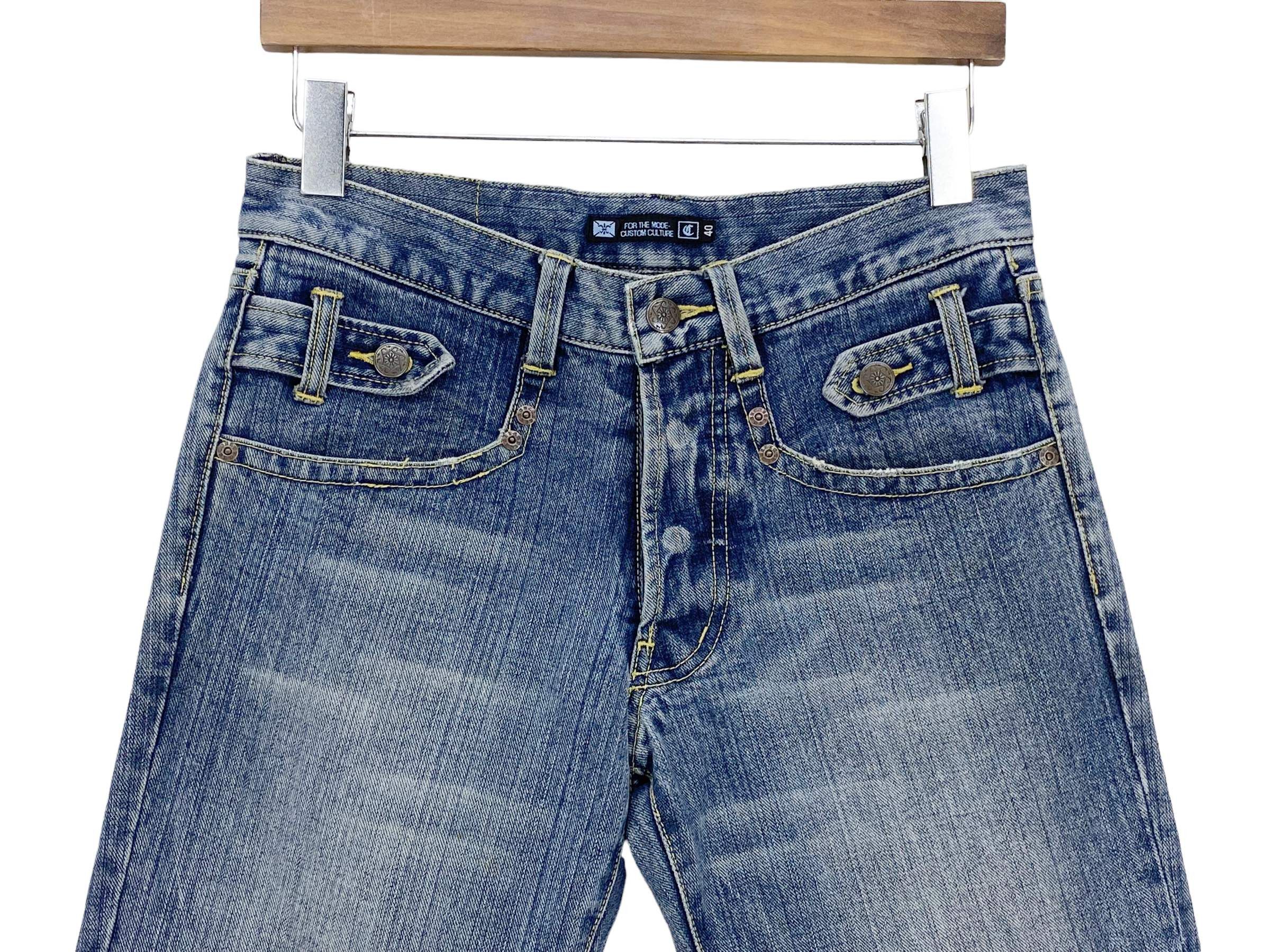 Japanese Brand Custom Culture Jeans Patchwork Punk Jeans Japanese Jeans Size US 30 / EU 46 - 3 Thumbnail