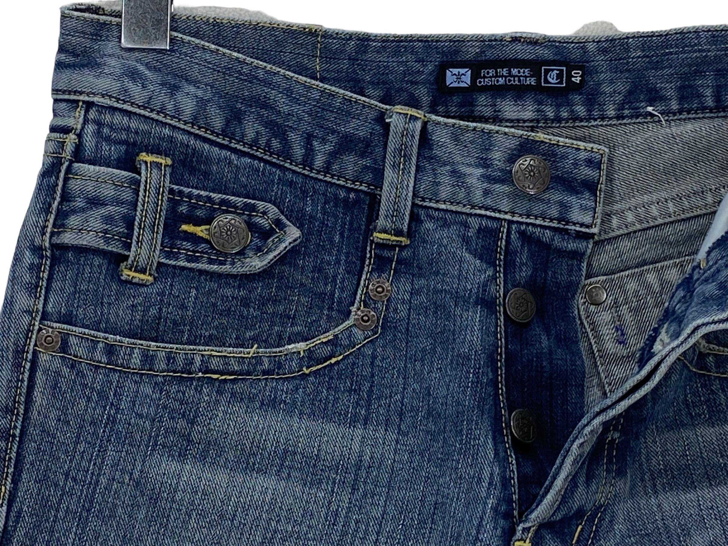 Japanese Brand Custom Culture Jeans Patchwork Punk Jeans Japanese Jeans Size US 30 / EU 46 - 10 Thumbnail
