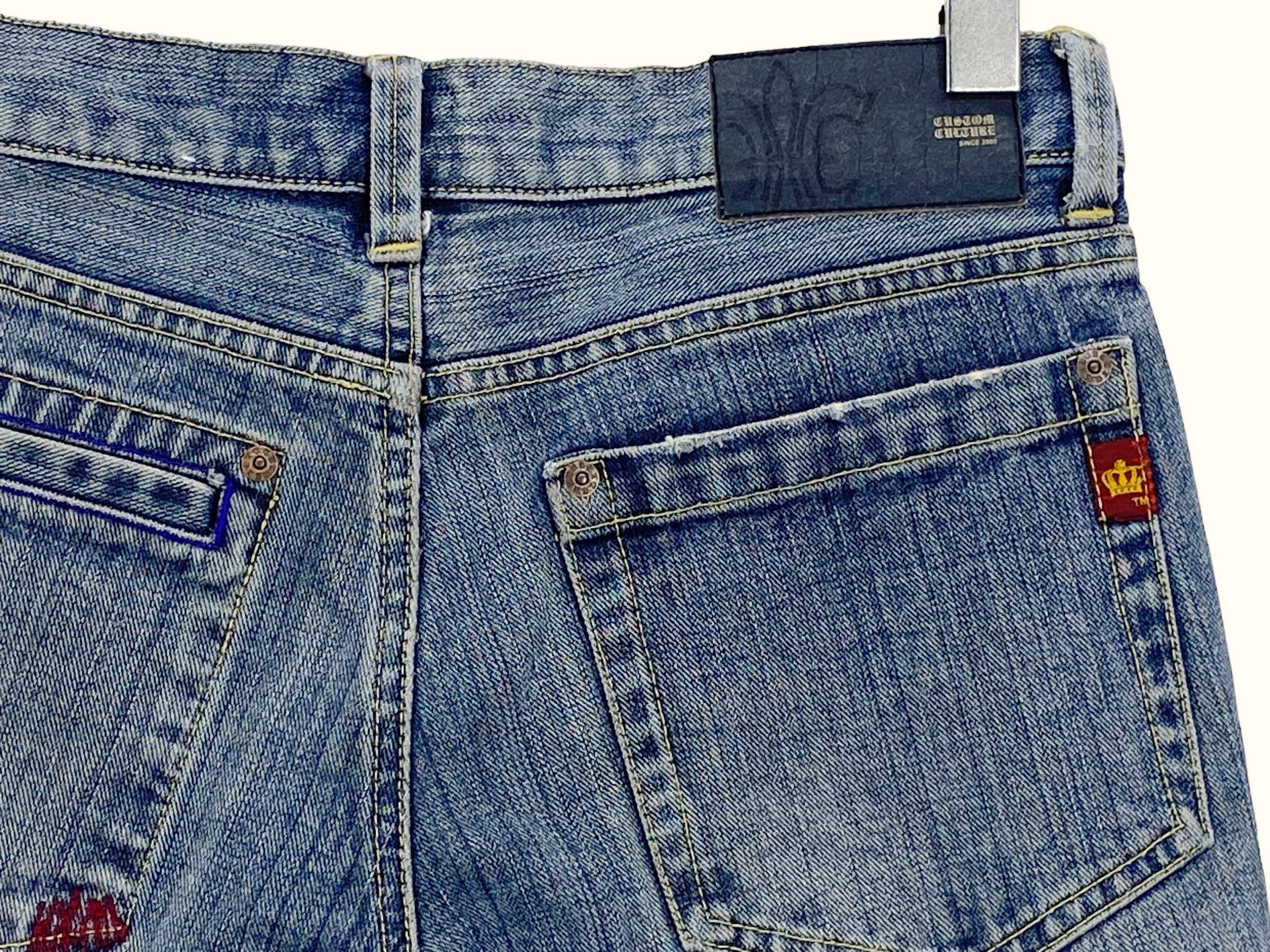 Japanese Brand Custom Culture Jeans Patchwork Punk Jeans Japanese Jeans Size US 30 / EU 46 - 14 Thumbnail