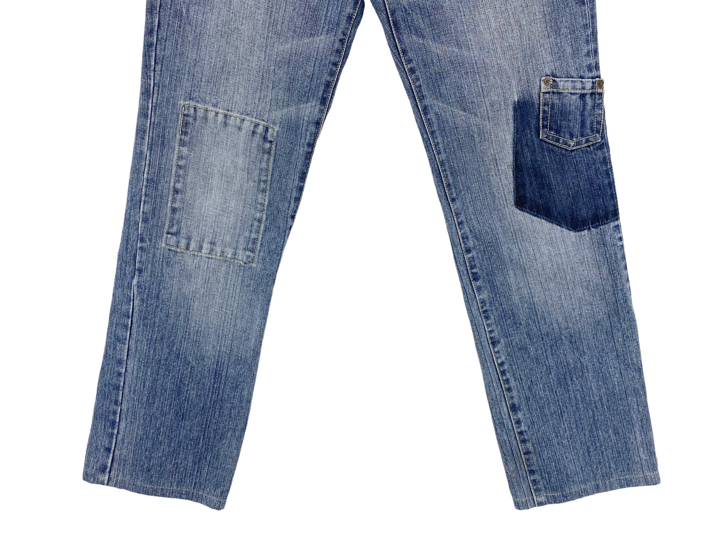Japanese Brand Custom Culture Jeans Patchwork Punk Jeans Japanese Jeans Size US 30 / EU 46 - 5 Thumbnail