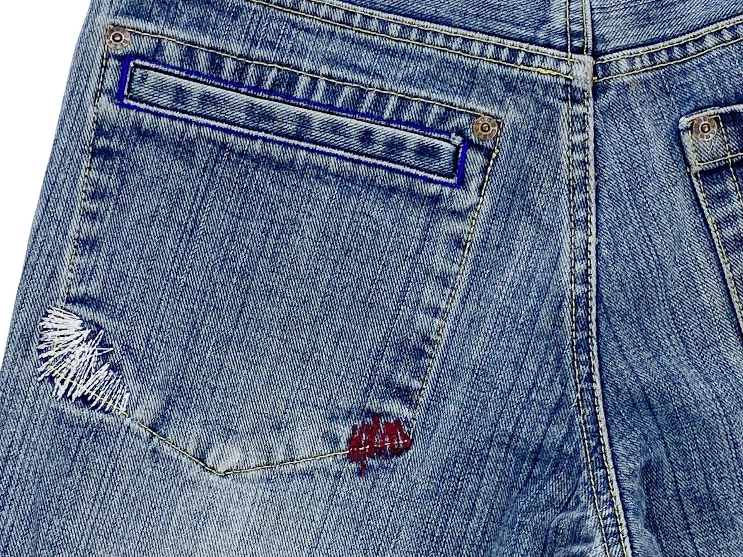 Japanese Brand Custom Culture Jeans Patchwork Punk Jeans Japanese Jeans Size US 30 / EU 46 - 13 Thumbnail