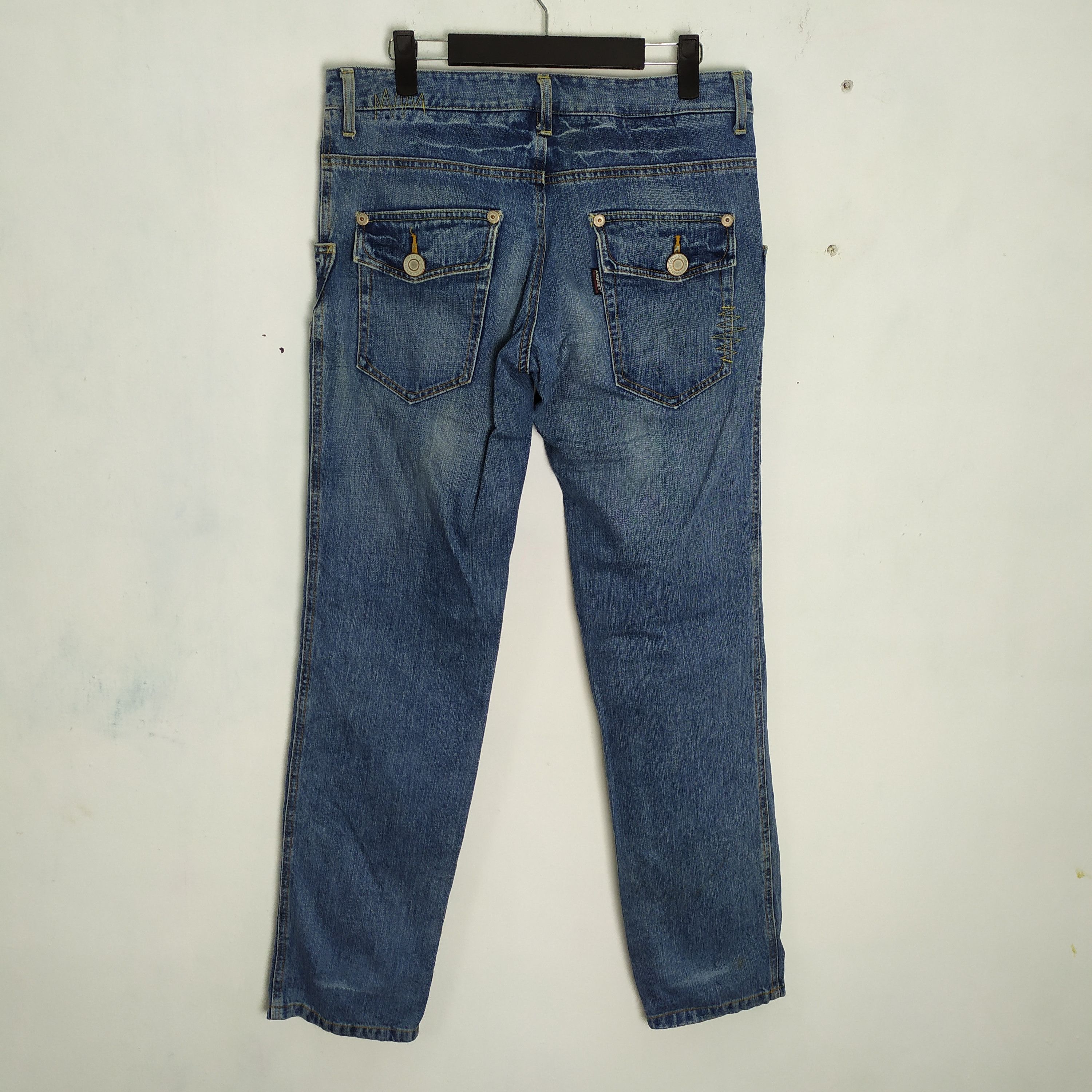 Japanese Brand Peaches & Hide Behind Jeans Cargo Pants Size US 30 / EU 46 - 10 Thumbnail