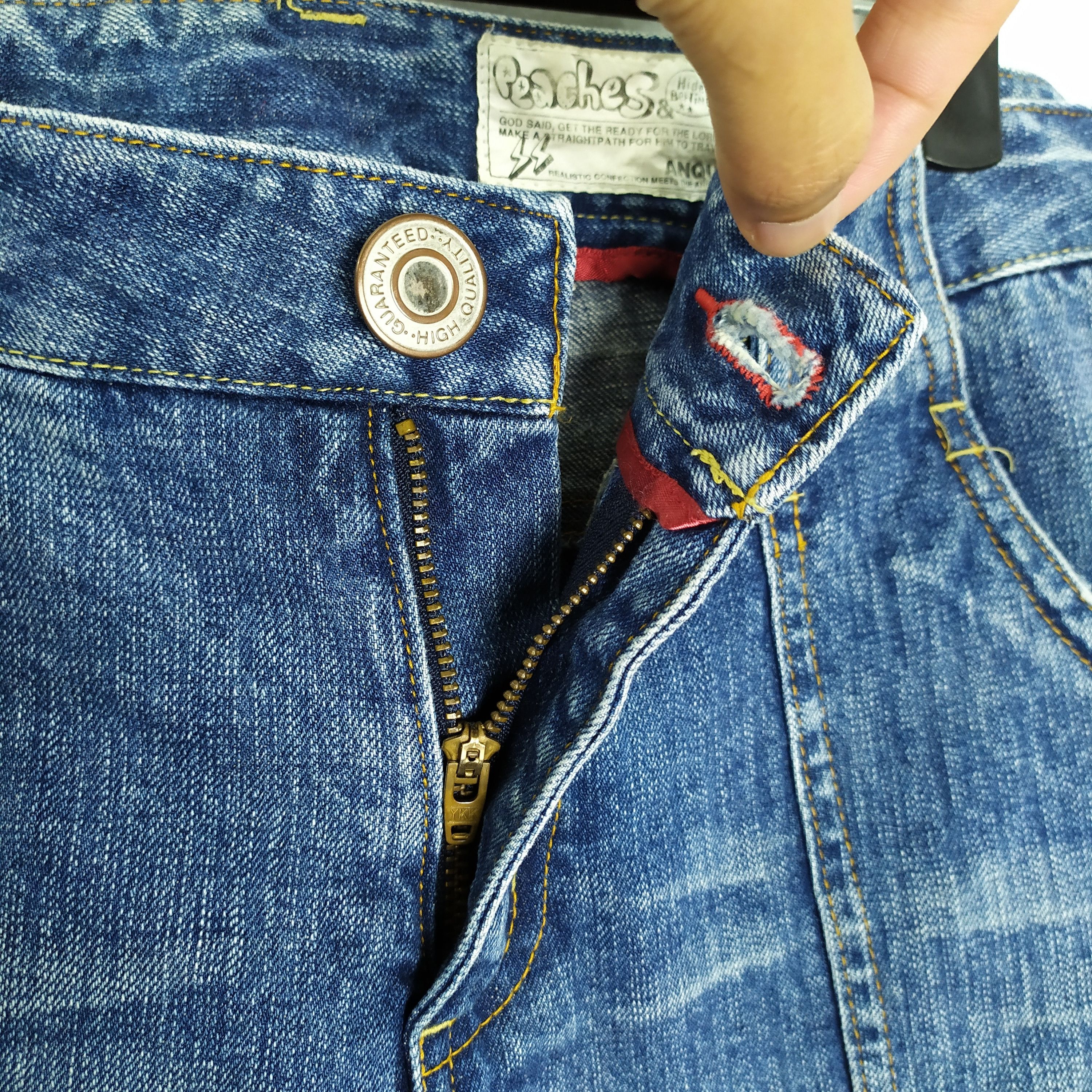 Japanese Brand Peaches & Hide Behind Jeans Cargo Pants Size US 30 / EU 46 - 16 Thumbnail