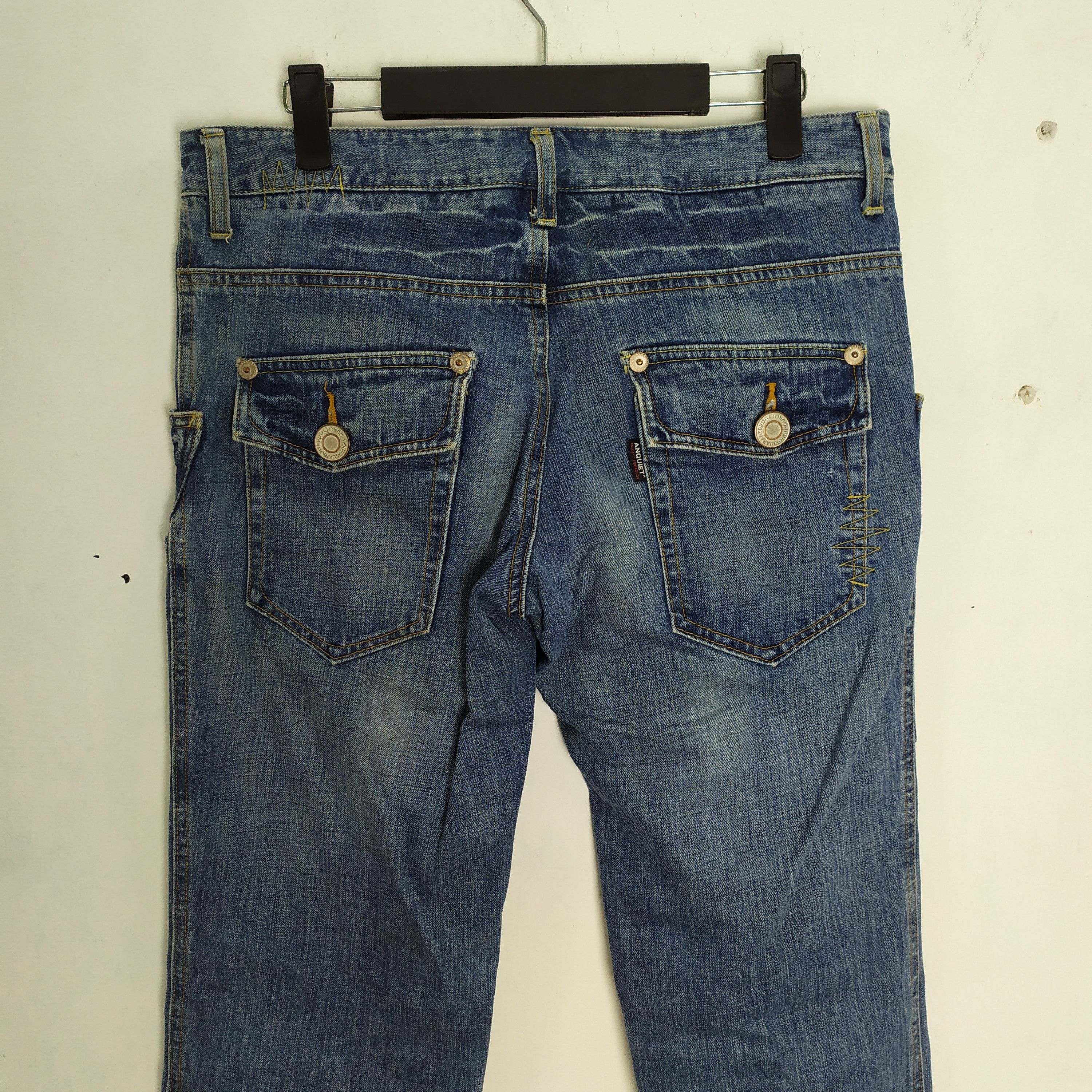 Japanese Brand Peaches & Hide Behind Jeans Cargo Pants Size US 30 / EU 46 - 11 Thumbnail