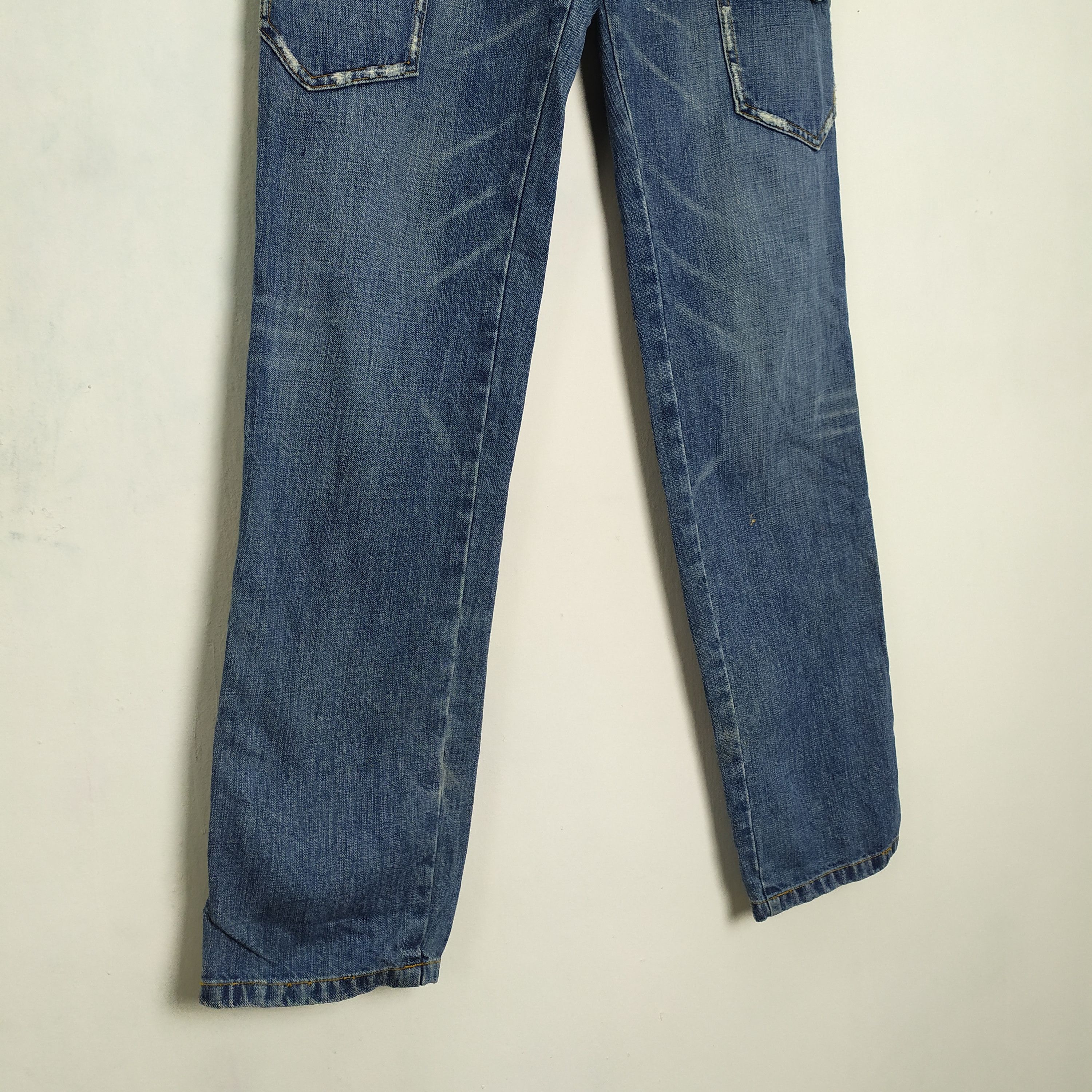 Japanese Brand Peaches & Hide Behind Jeans Cargo Pants Size US 30 / EU 46 - 7 Thumbnail