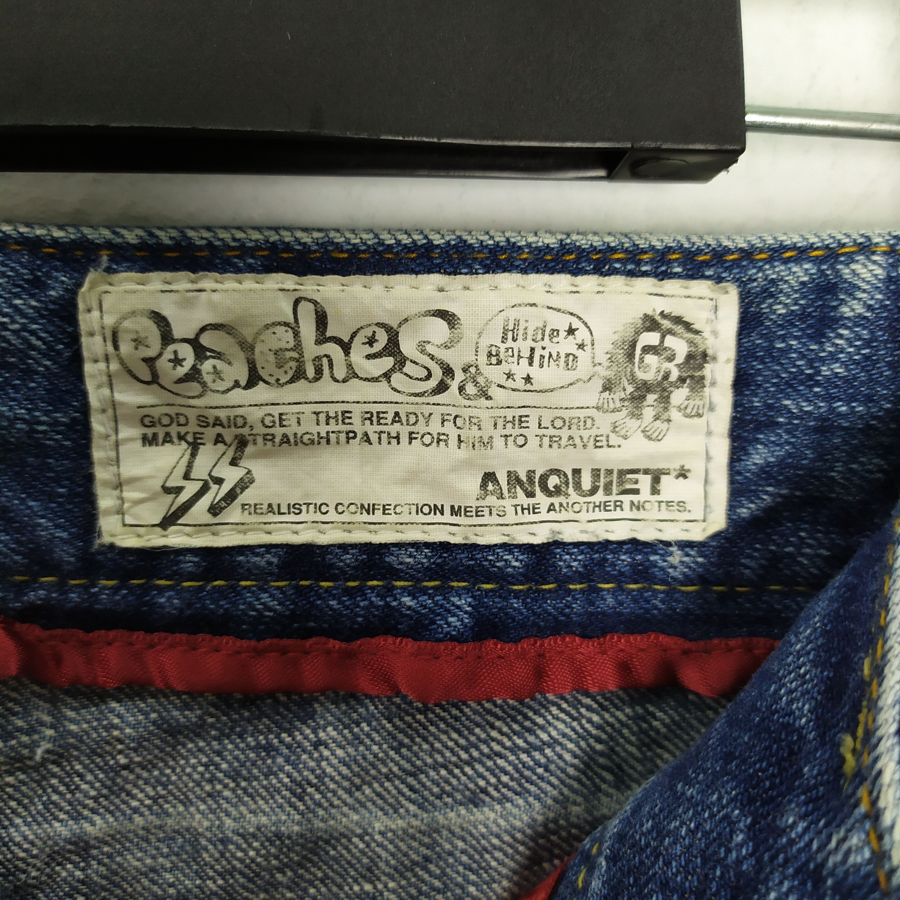 Japanese Brand Peaches & Hide Behind Jeans Cargo Pants Size US 30 / EU 46 - 17 Thumbnail